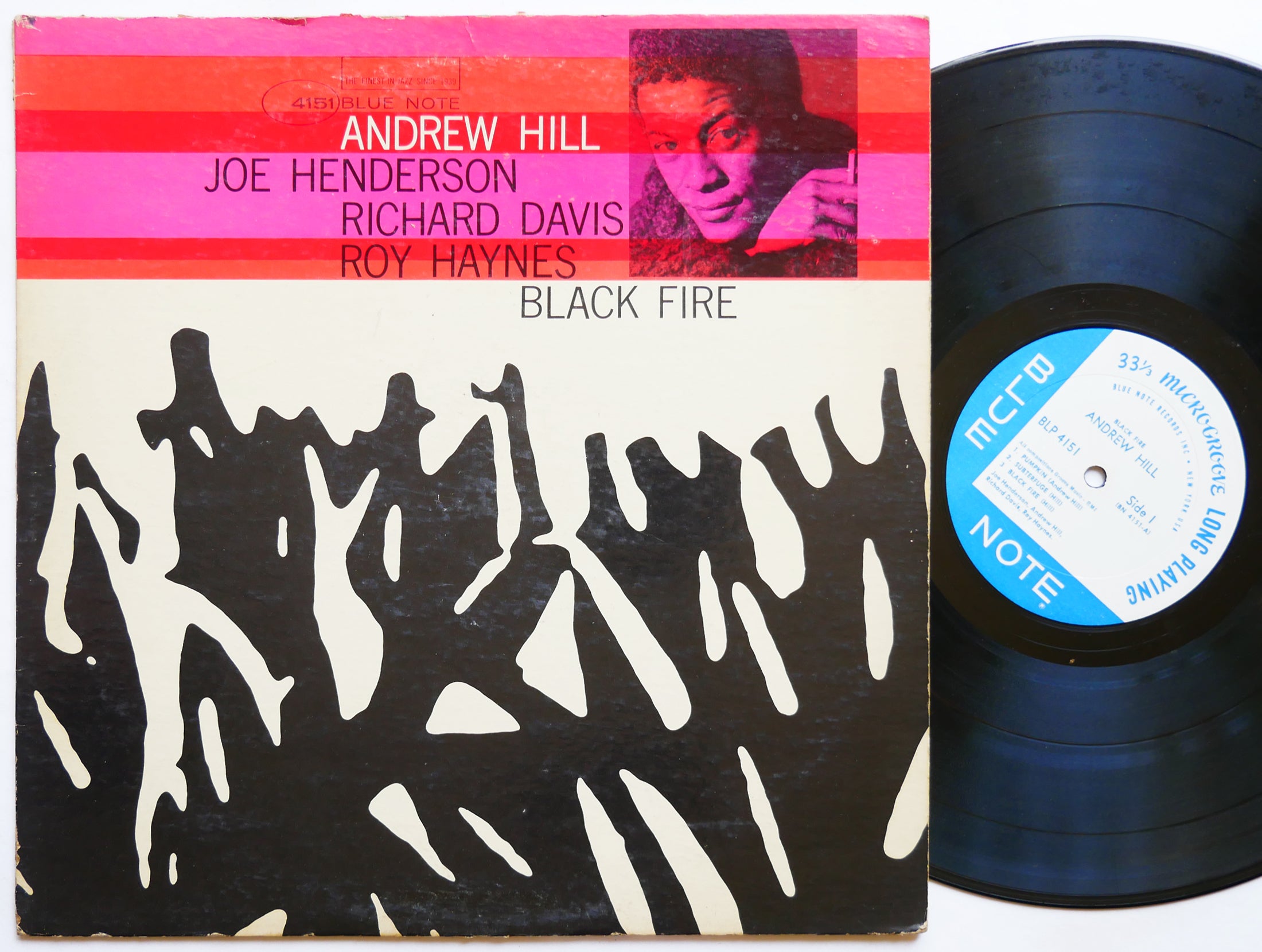 Andrew Hill Black Fire UA盤 RVG刻印 LP ANDREW HILL Black Fire LP BLUE NOTE BLP 4151 US 1964 NY EAR MONO