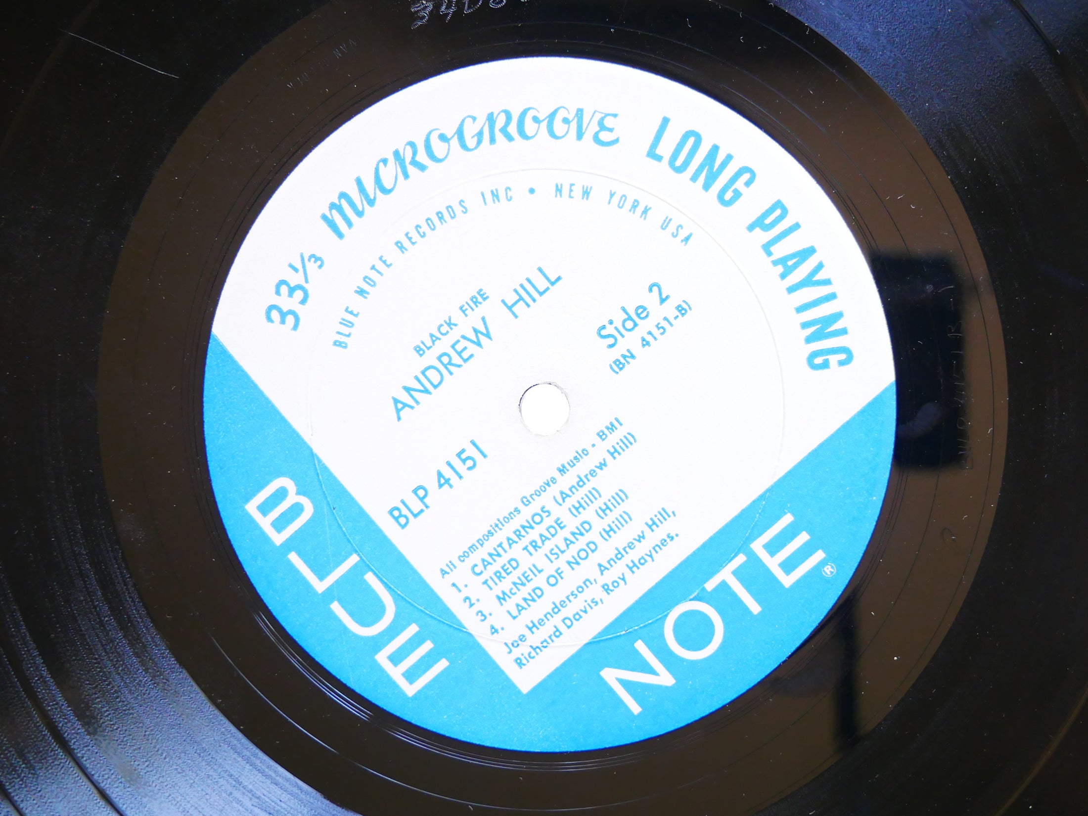 ANDREW HILL Black Fire LP BLUE NOTE BLP 4151 US 1964 NY EAR MONO