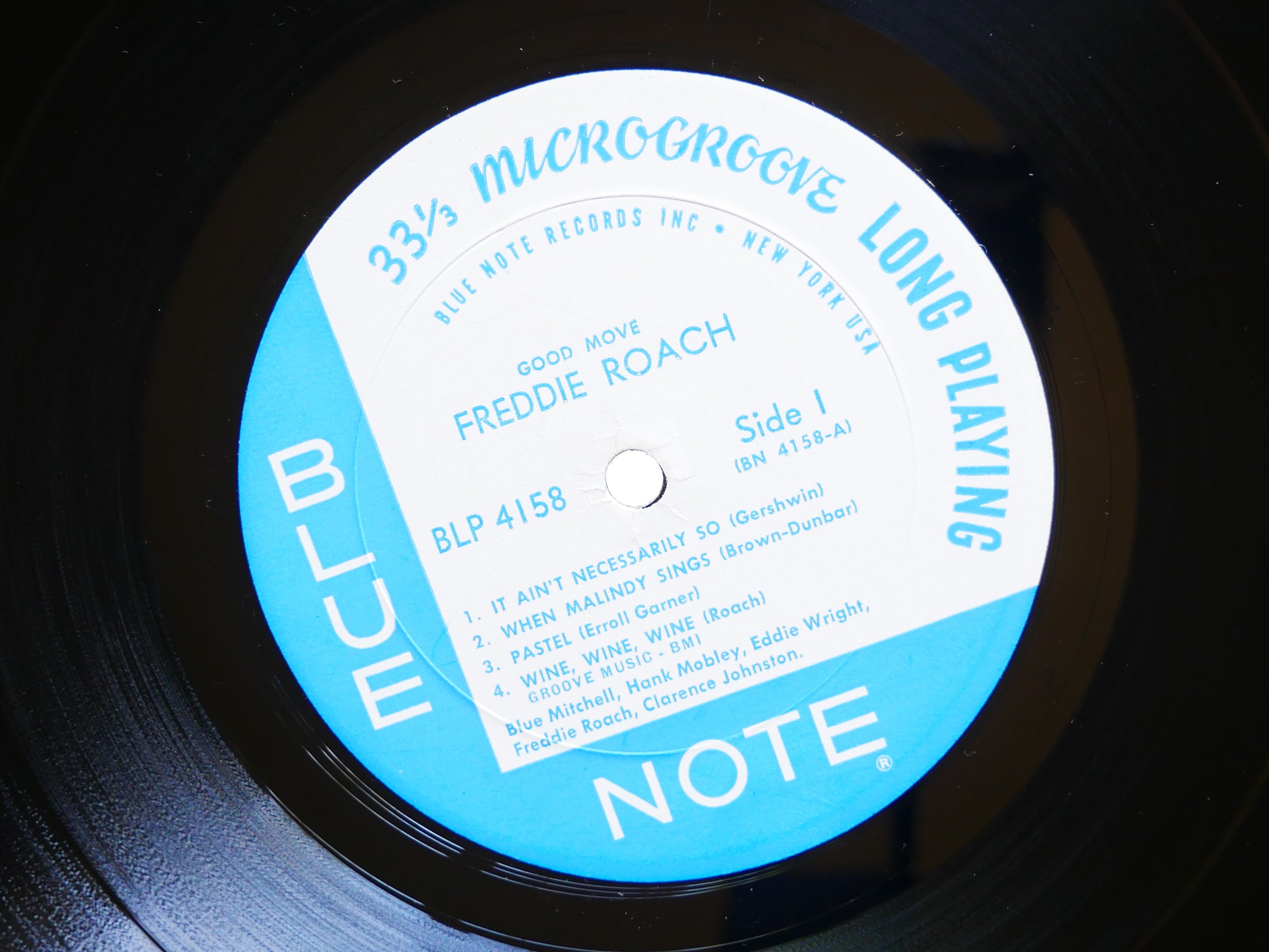 FREDDIE ROACH Good Move LP BLUE NOTE BLP 4158 US 1964 NY EAR MONO Hank Mobley
