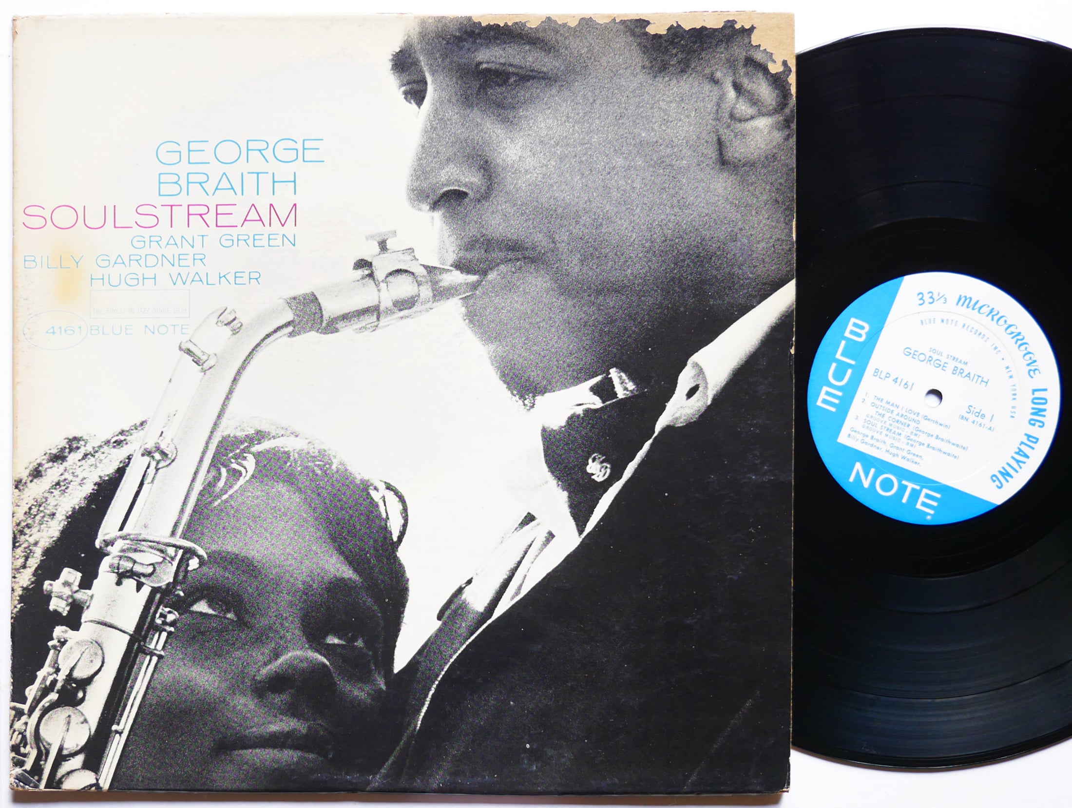 GEORGE BRAITH Soul Stream LP BLUE NOTE BLP 4161 US 1963 NY EAR MONO Grant Green