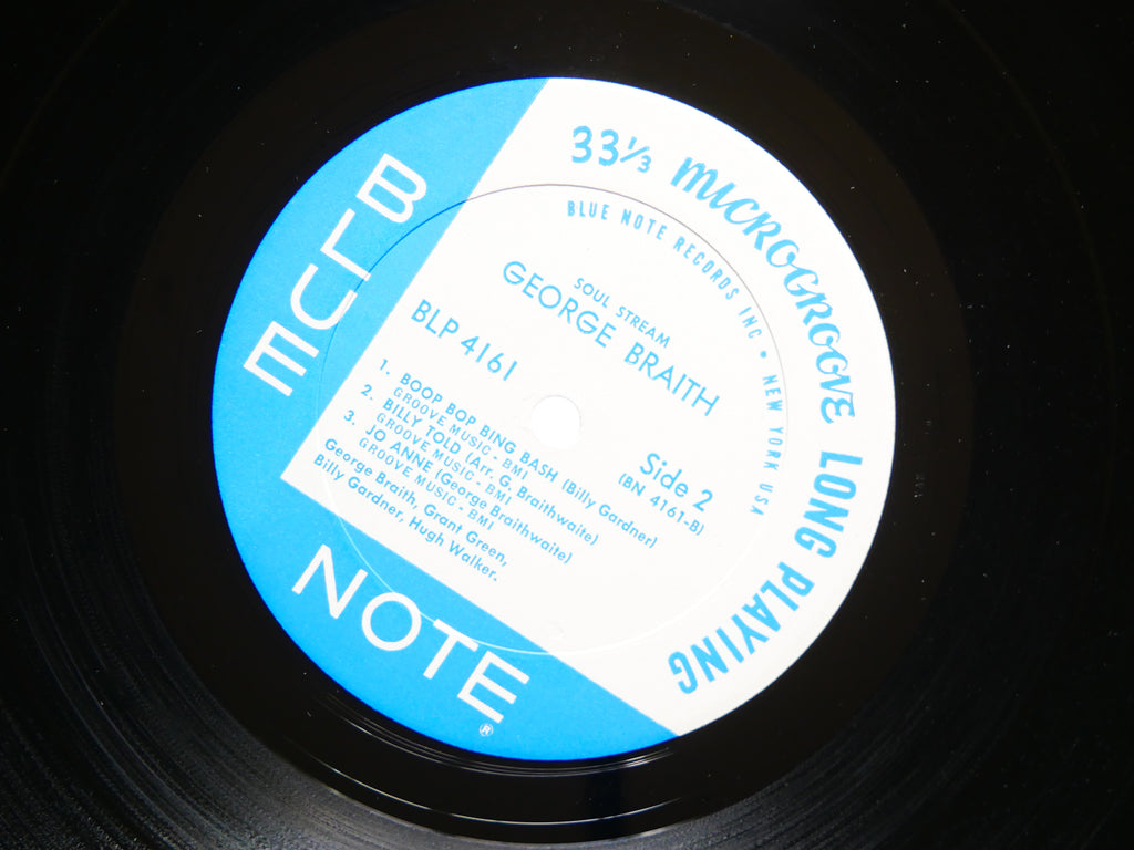 GEORGE BRAITH Soul Stream LP BLUE NOTE BLP 4161 US 1963 NY EAR MONO Grant Green