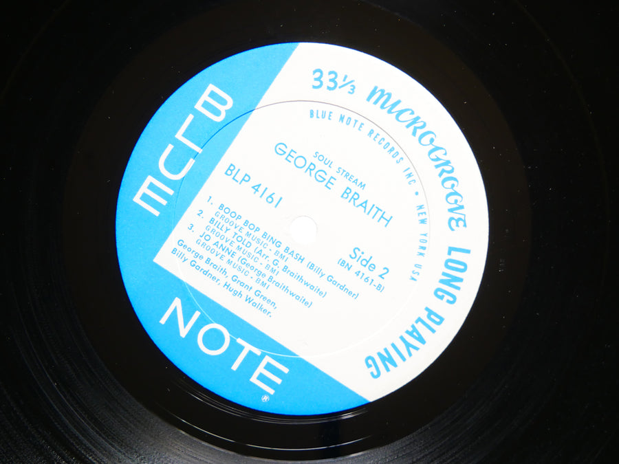 GEORGE BRAITH Soul Stream LP BLUE NOTE BLP 4161 US 1963 NY EAR MONO Grant Green