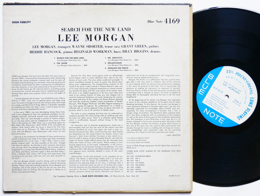 LEE MORGAN Search For The New Land LP BLUE NOTE 4169 NY EAR MONO Wayne Shorter