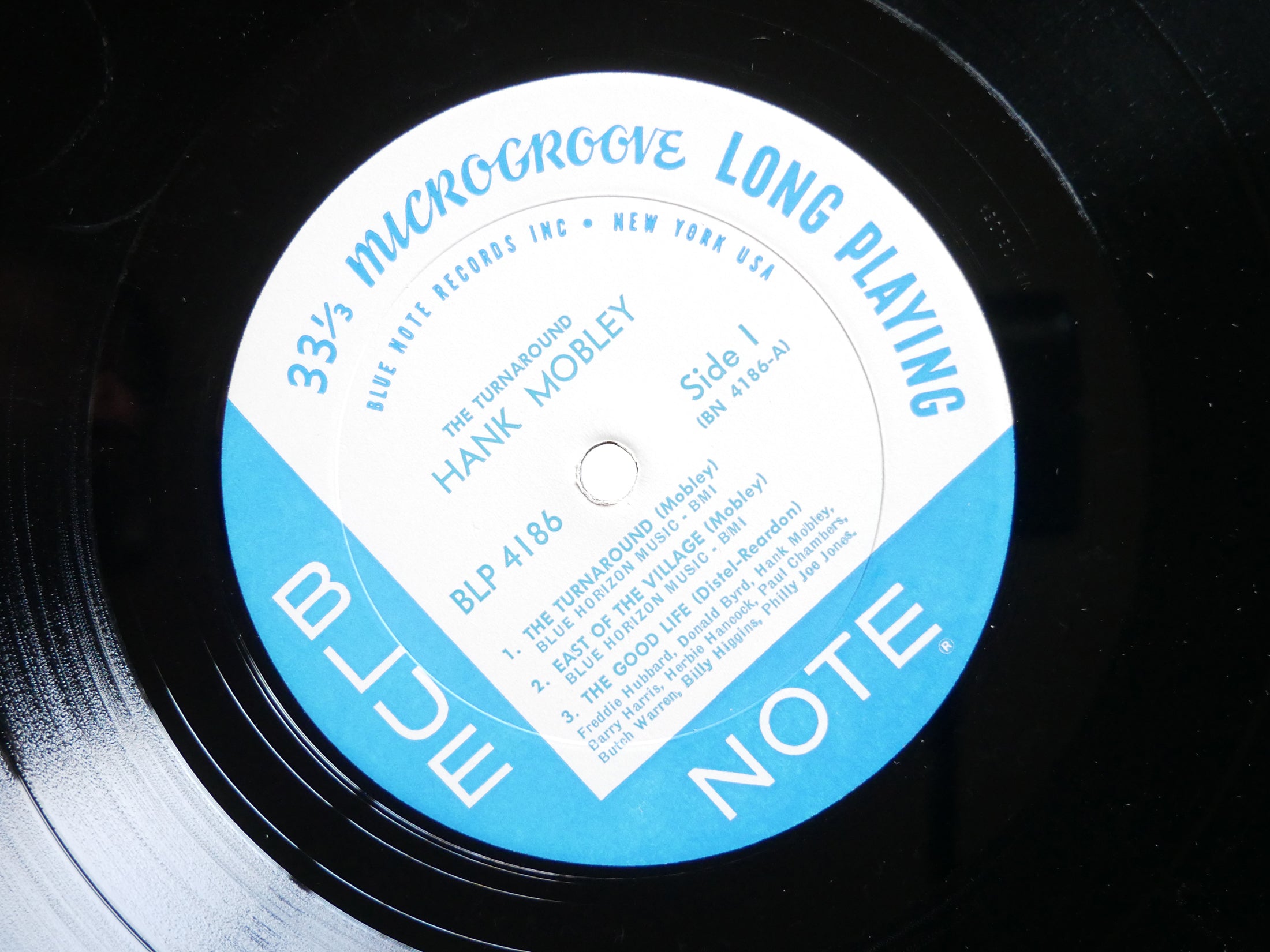 HANK MOBLEY The Turnaround LP BLUE NOTE 4186 US 1965 NY EAR MONO Donald Byrd VG+