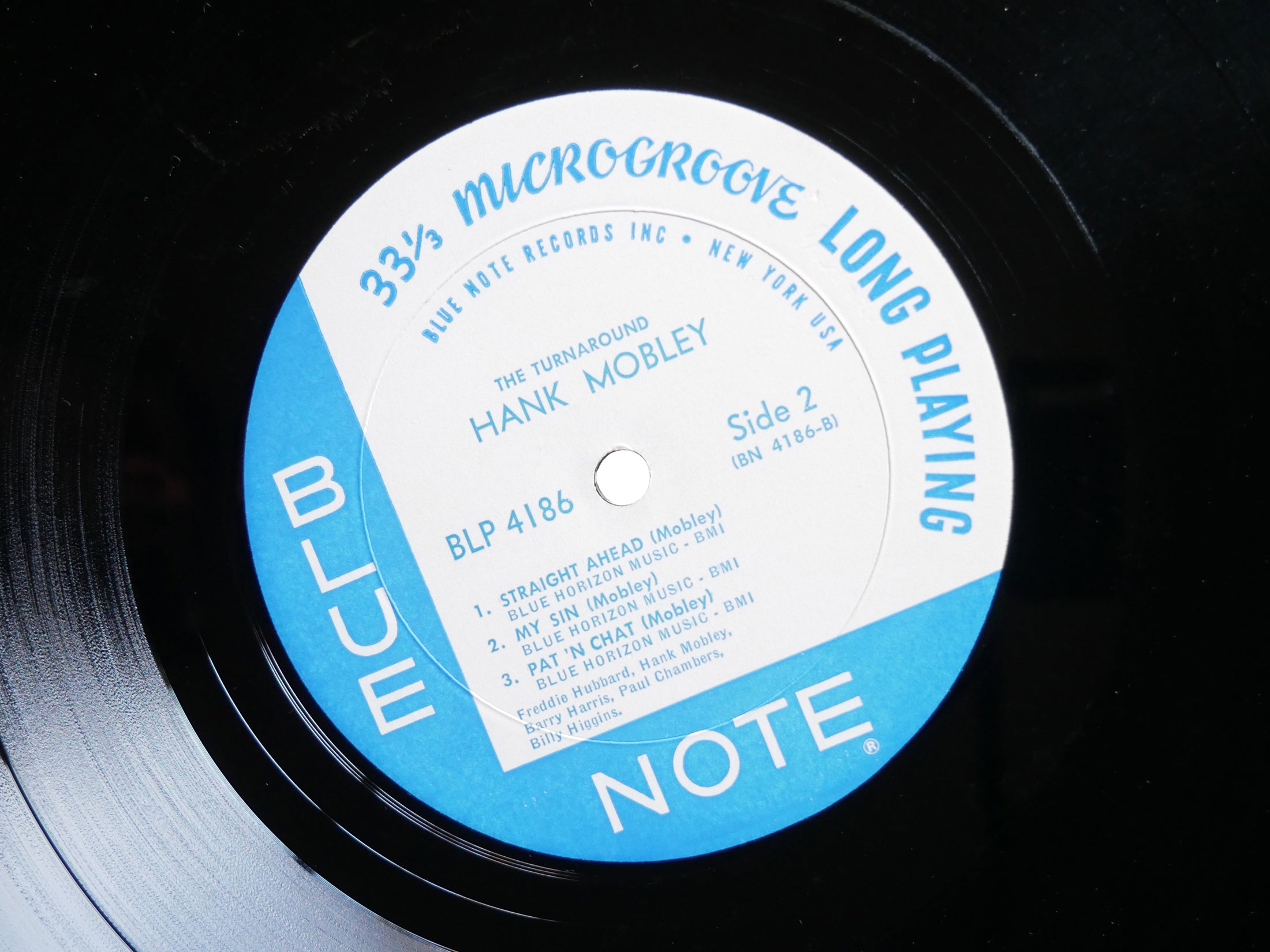 HANK MOBLEY The Turnaround LP BLUE NOTE 4186 US 1965 NY EAR MONO Donald Byrd VG+