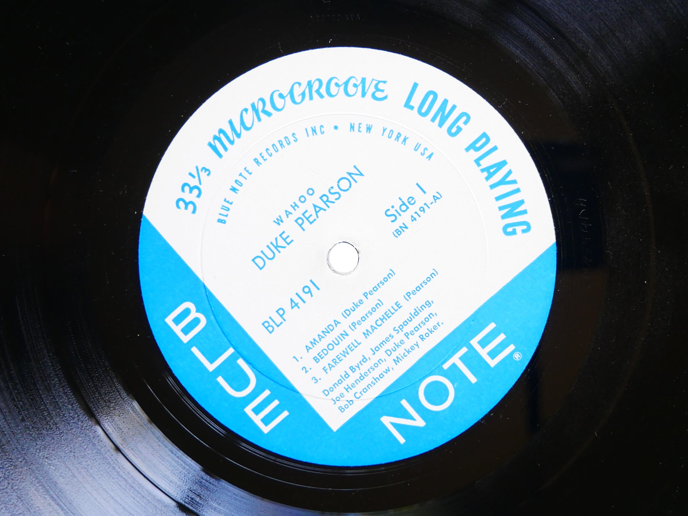 DUKE PEARSON Wahoo LP BLUE NOTE BLP 4191 NY EAR MONO Donald Byrd Joe Henderson