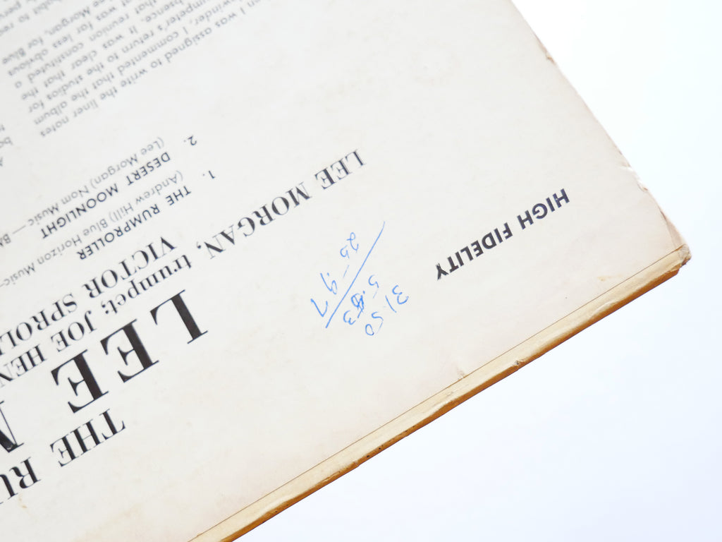 LEE MORGAN The Rumproller LP BLUE NOTE BLP 4199 US '65 NY EAR MONO Joe Henderson