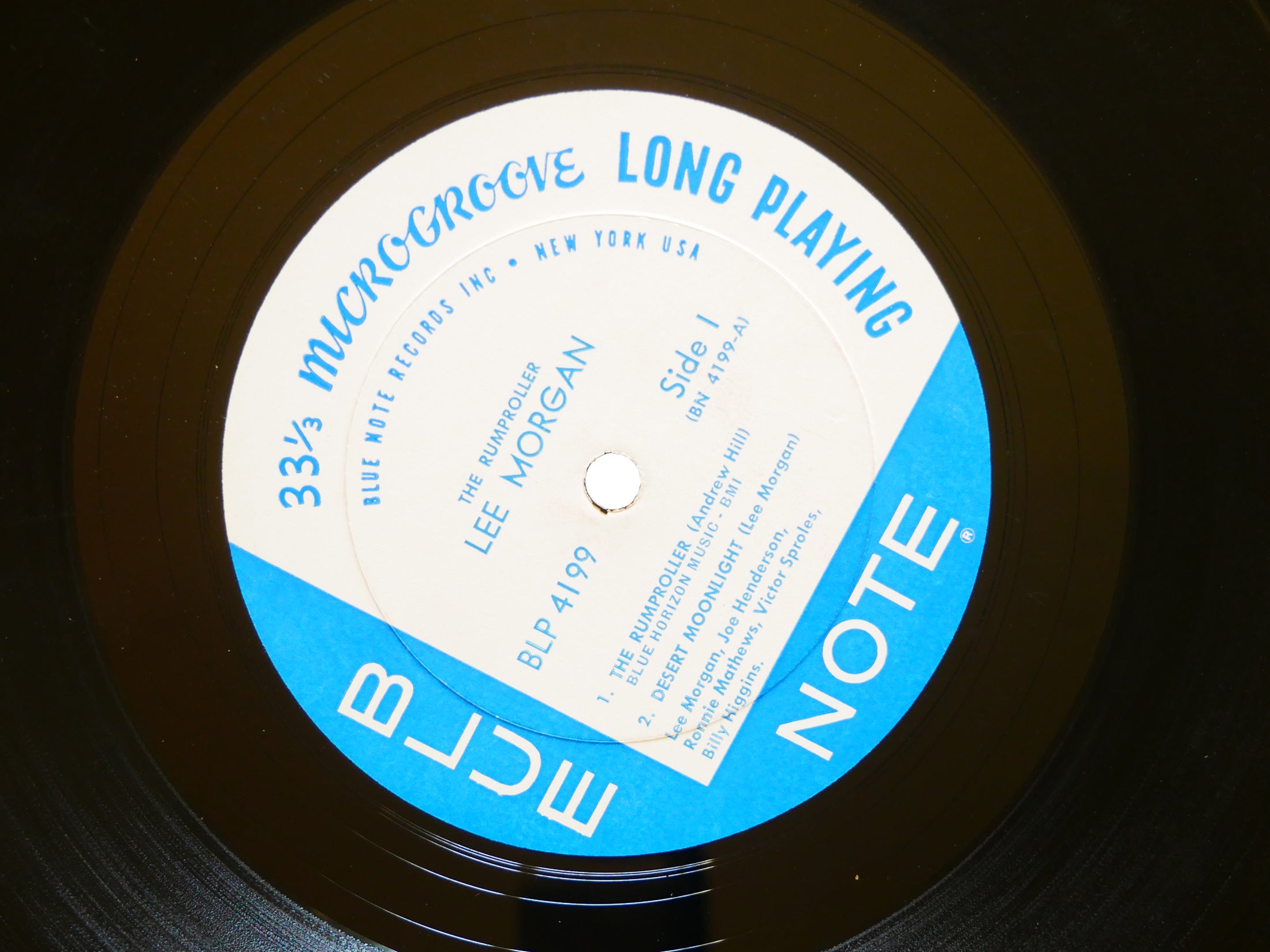 LEE MORGAN The Rumproller LP BLUE NOTE BLP 4199 US '65 NY EAR MONO Joe Henderson