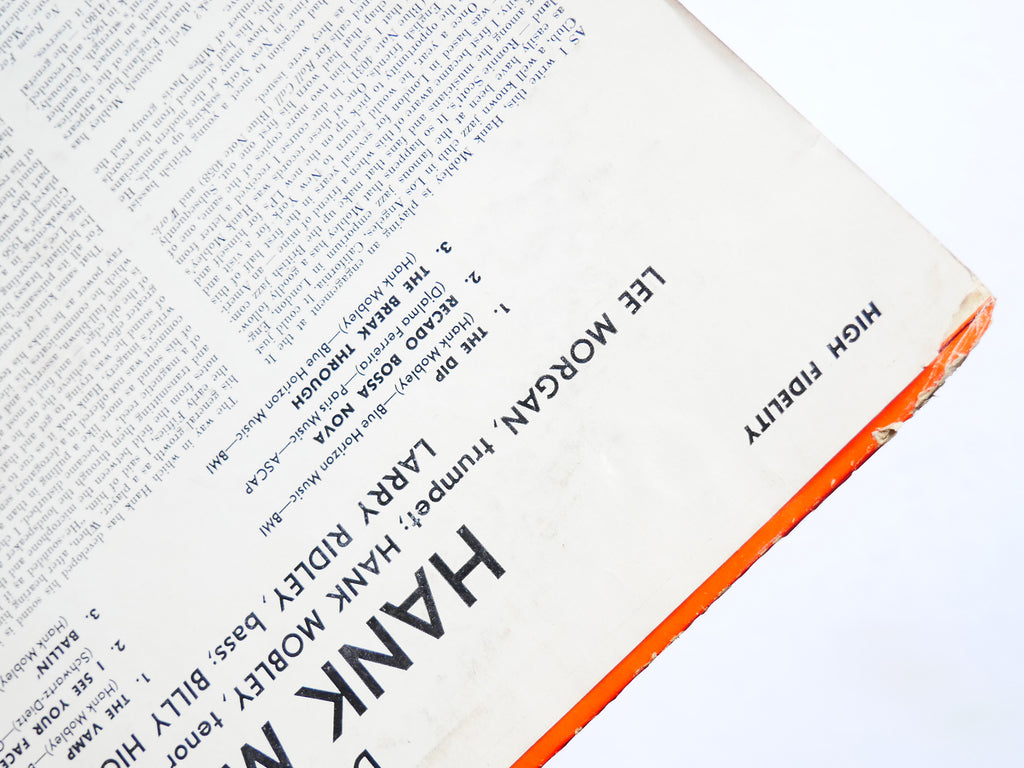 HANK MOBLEY Dippin' LP BLUE NOTE BLP 4209 US 1966 MONO Lee Morgan Billy Higgins