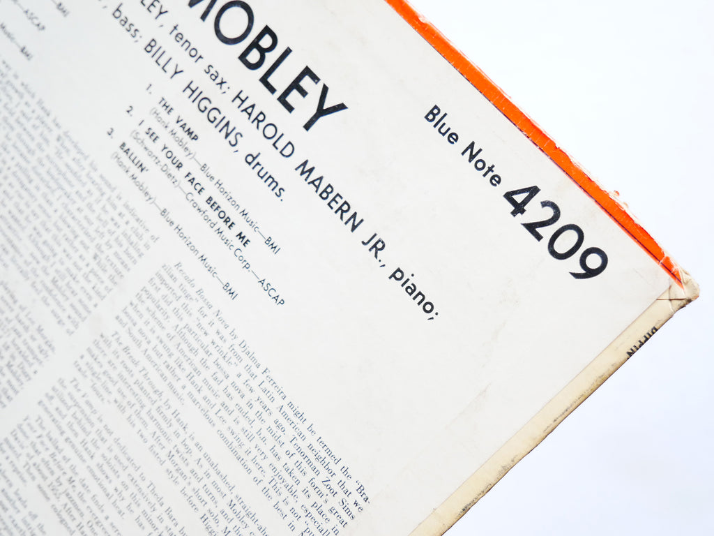 HANK MOBLEY Dippin' LP BLUE NOTE BLP 4209 US 1966 MONO Lee Morgan Billy Higgins