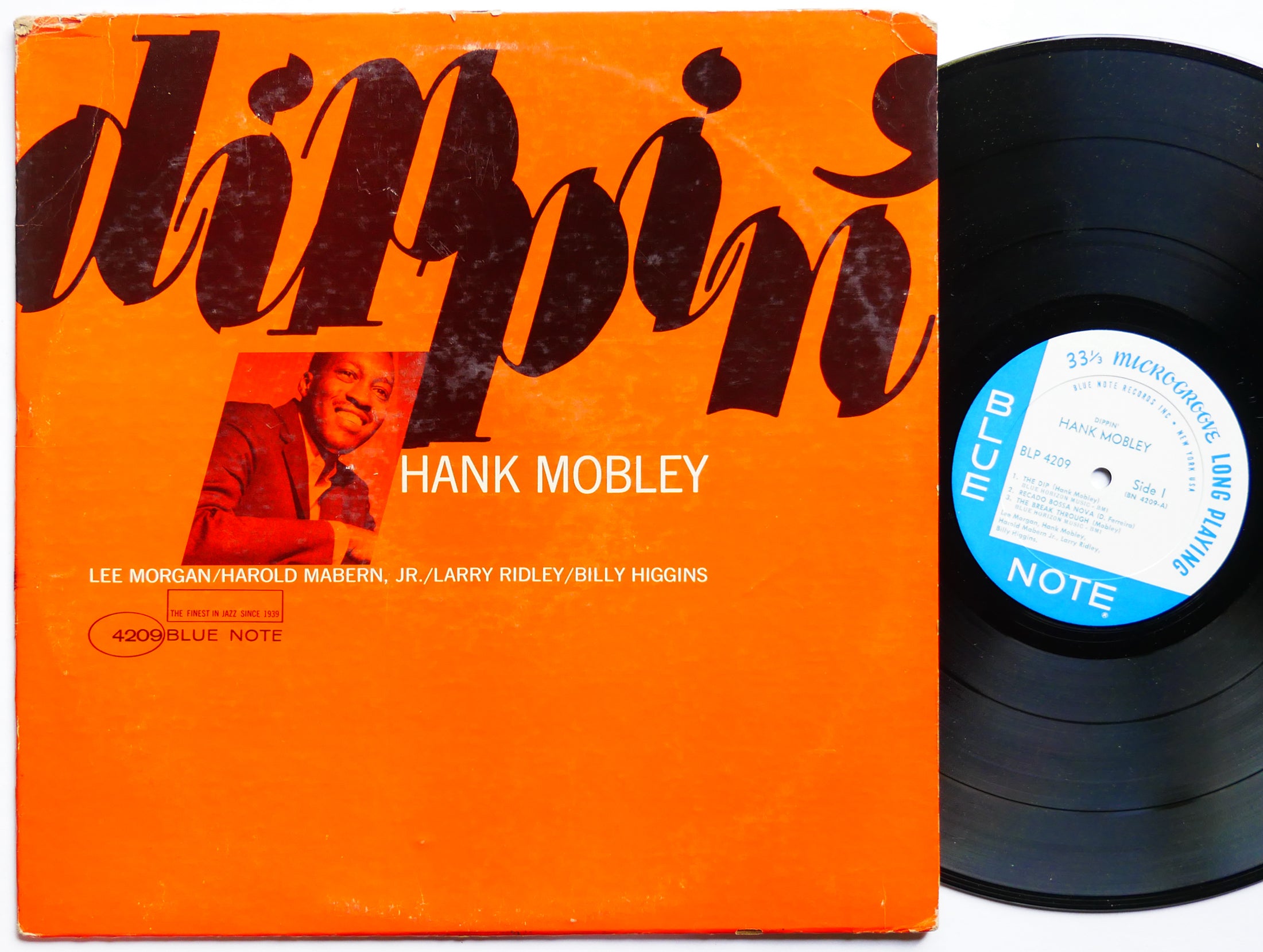 HANK MOBLEY Dippin' LP BLUE NOTE BLP 4209 US 1966 MONO Lee Morgan Billy Higgins