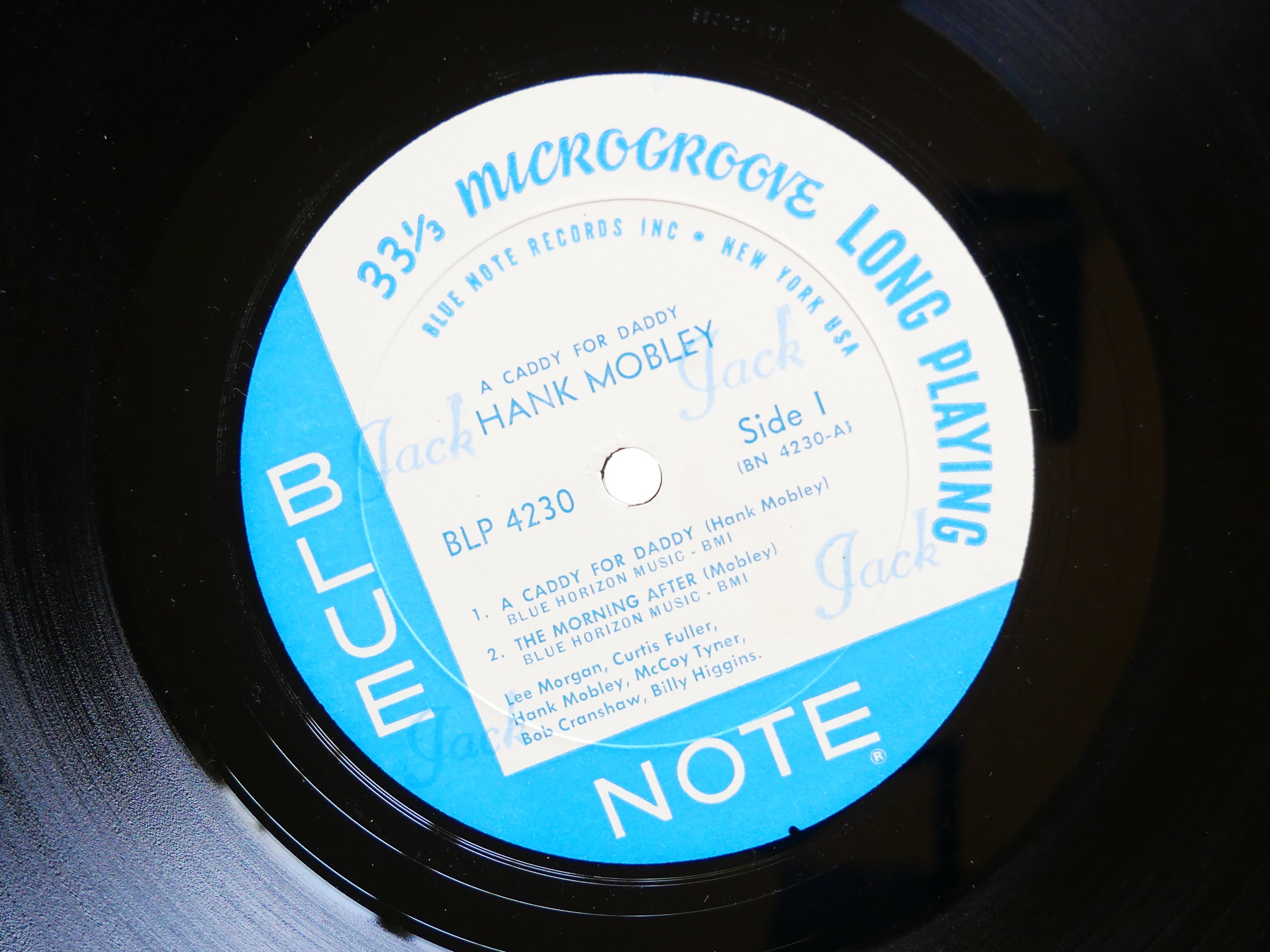 HANK MOBLEY A Caddy For Daddy LP BLUE NOTE BLP 4230 US 1966 NY MONO Lee Morgan