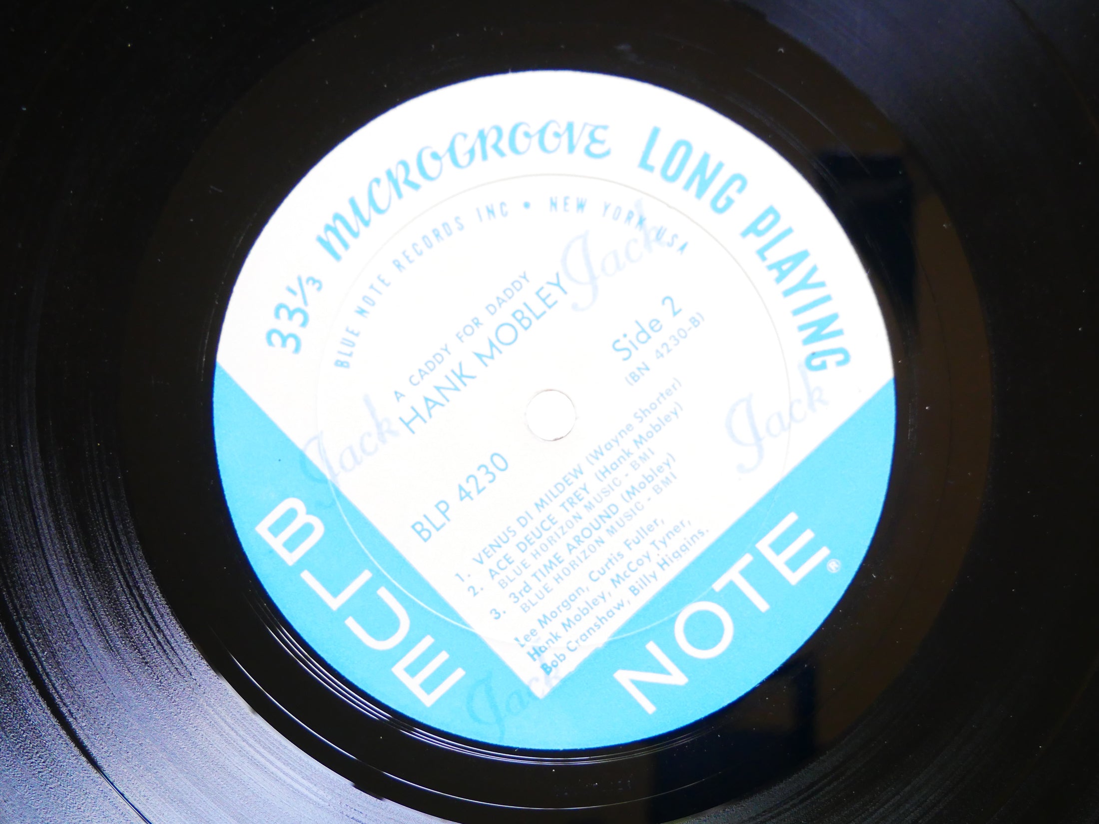 HANK MOBLEY A Caddy For Daddy LP BLUE NOTE BLP 4230 US 1966 NY MONO Lee Morgan