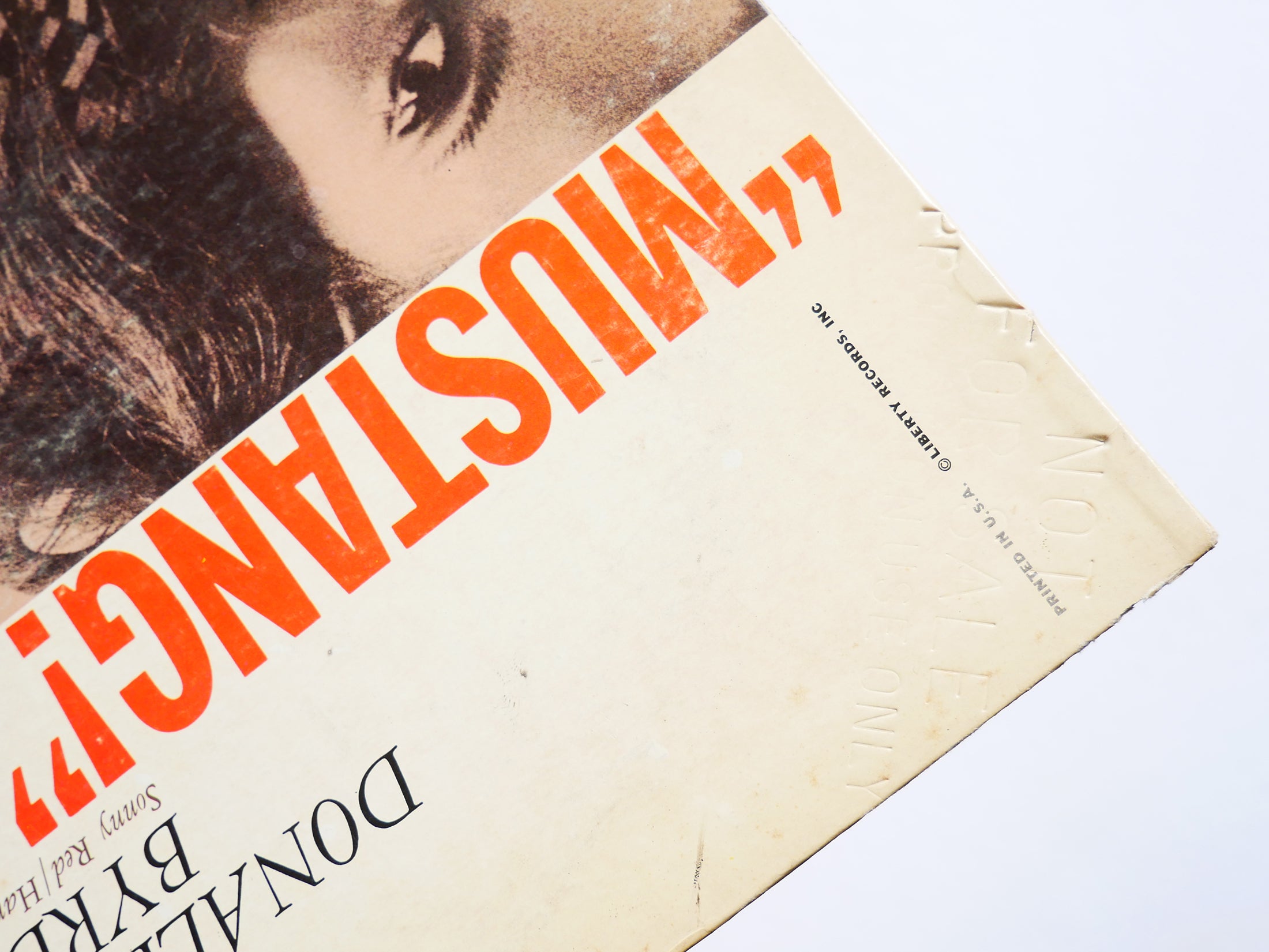 DONALD BYRD Mustang! LP BLUE NOTE BLP 4238 US 1968 MONO Hank Mobley McCoy Tyner