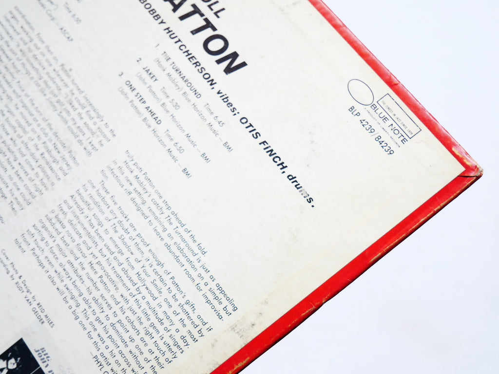 BIG JOHN PATTON Let 'Em Roll LP BLUE NOTE BLP 4239 NY RVG MONO Bobby Hutcherson