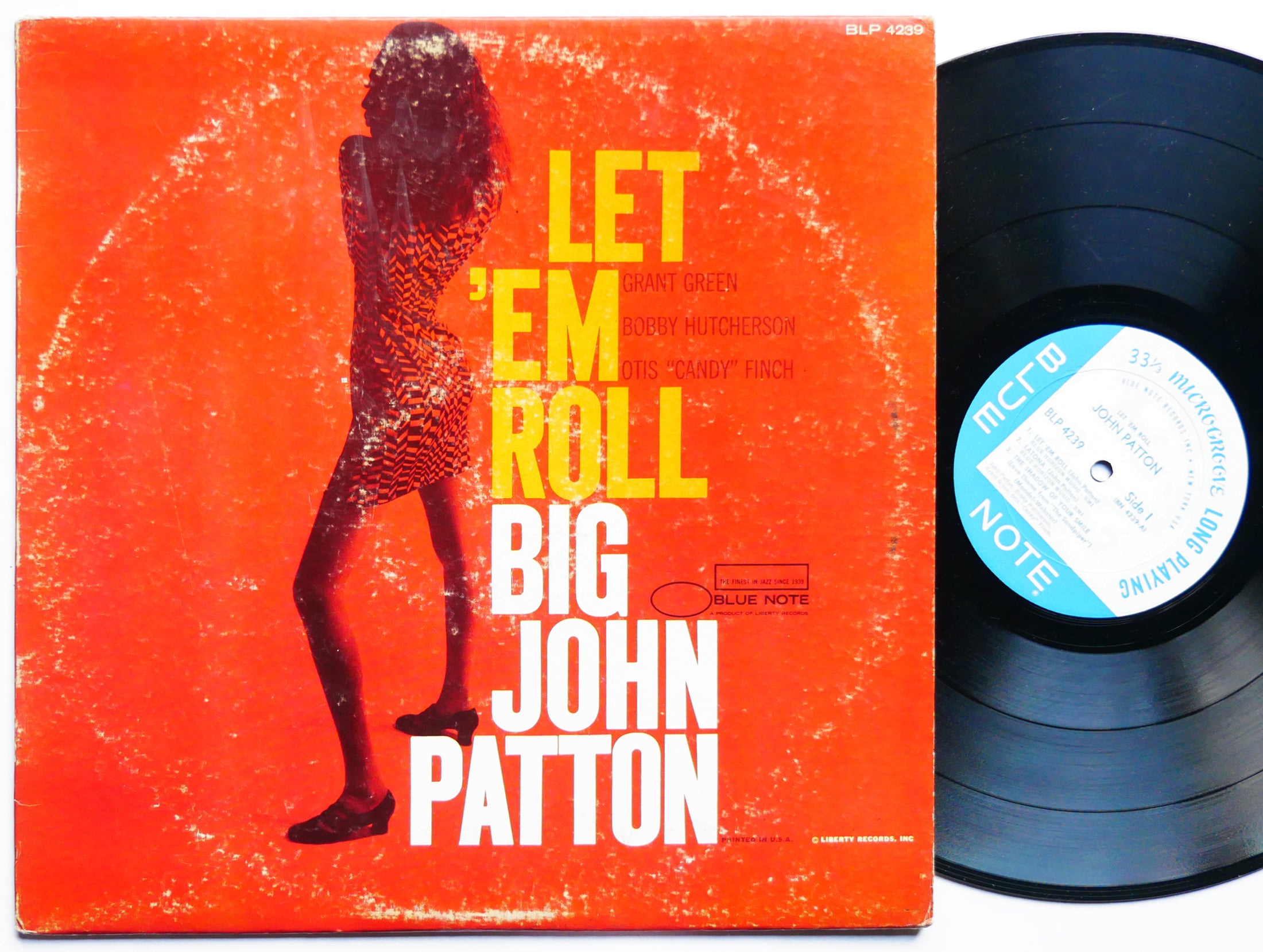 BIG JOHN PATTON Let 'Em Roll LP BLUE NOTE BLP 4239 NY RVG MONO Bobby Hutcherson