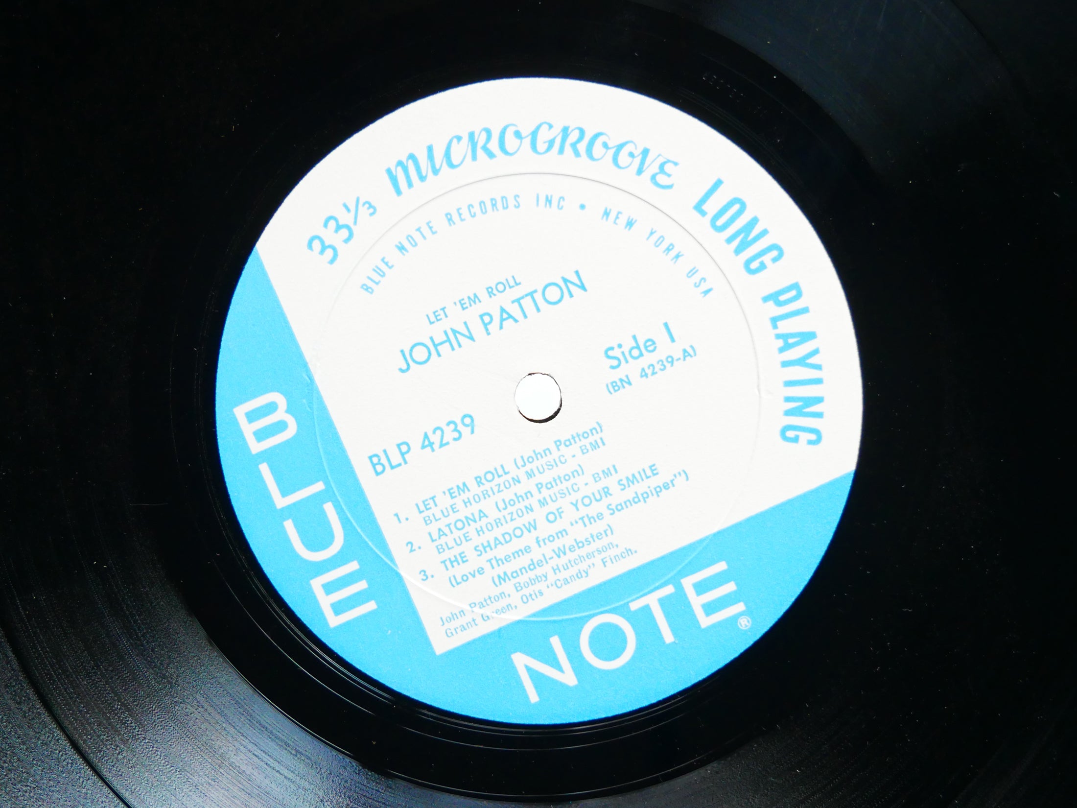 BIG JOHN PATTON Let 'Em Roll LP BLUE NOTE BLP 4239 NY RVG MONO Bobby Hutcherson