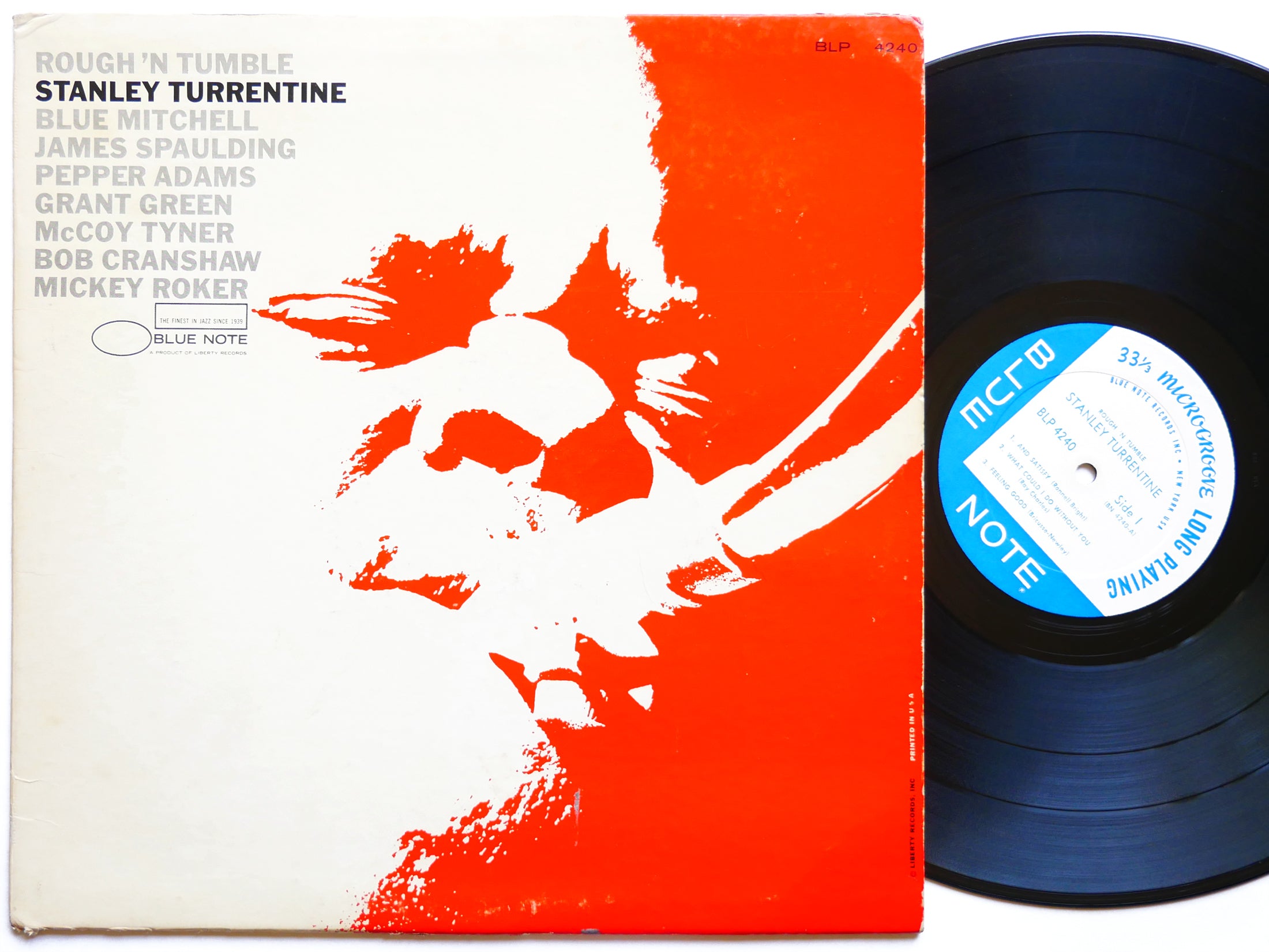 STANLEY TURRENTINE Rough 'N Tumble LP BLUE NOTE BLP 4240 RVG MONO