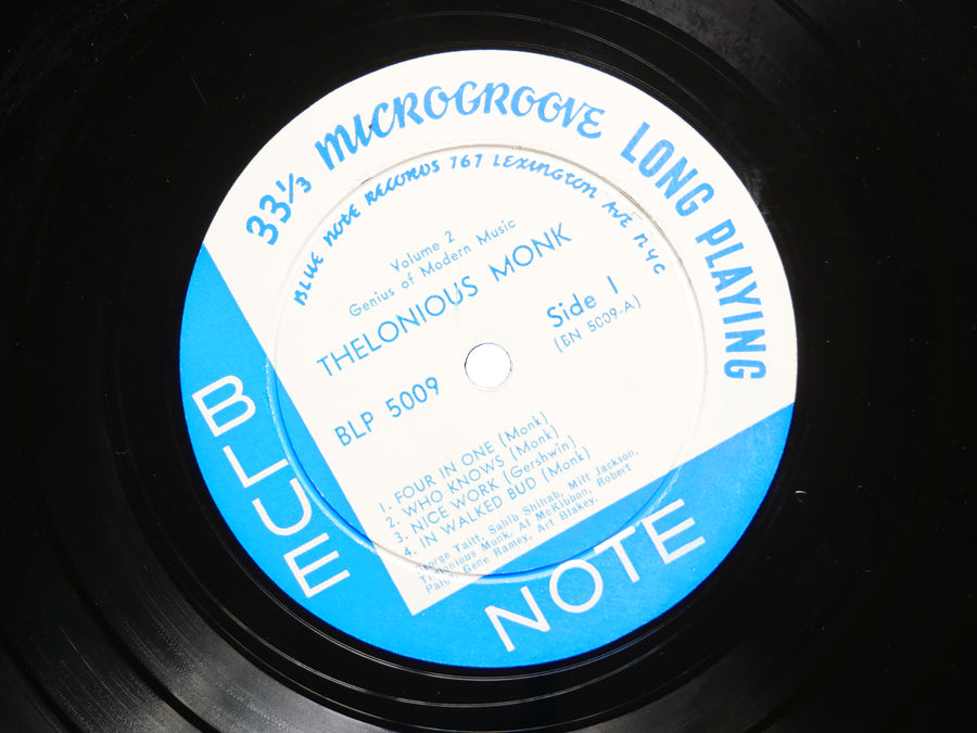 THELONIOUS MONK Genius Of Modern Music Vol. 2 LP BLUE NOTE LP 5009 US 1953 FLAT