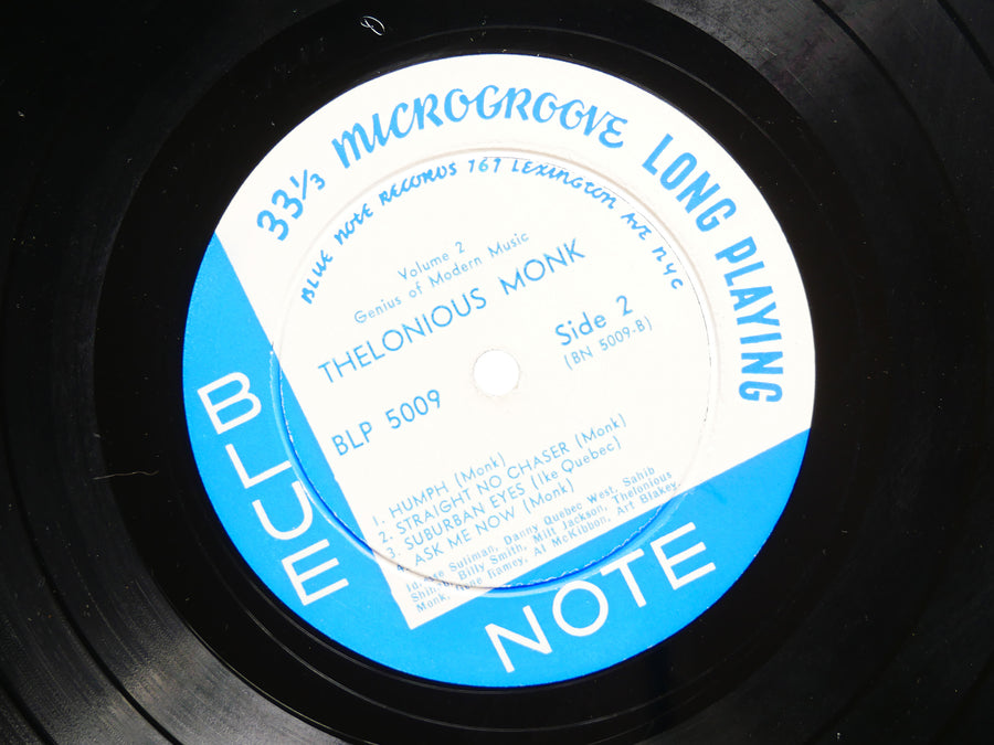 THELONIOUS MONK Genius Of Modern Music Vol. 2 LP BLUE NOTE LP 5009 US 1953 FLAT