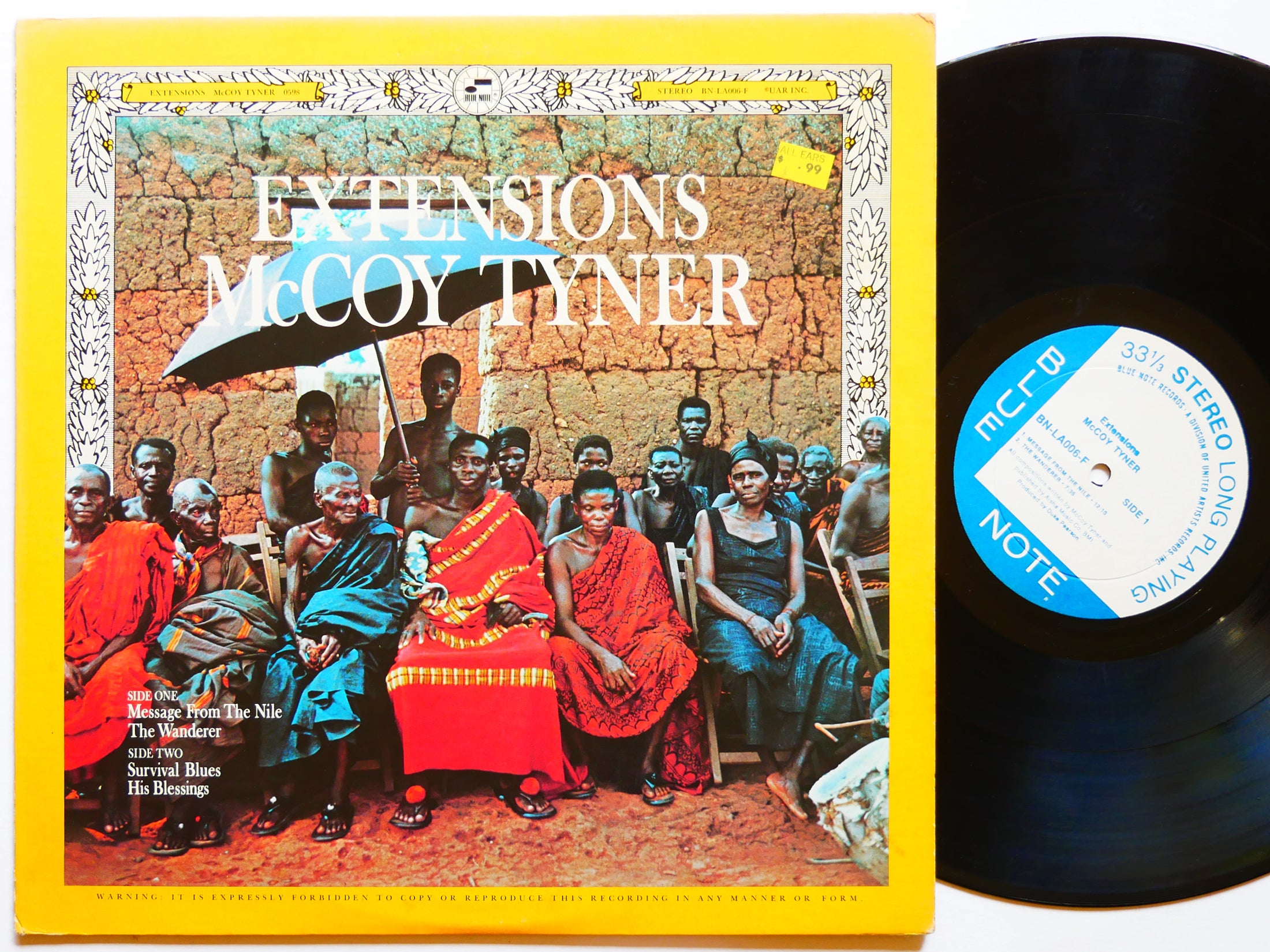 MCCOY TYNER Extensions LP BLUE NOTE BN-LA 006-F US '72 Alice