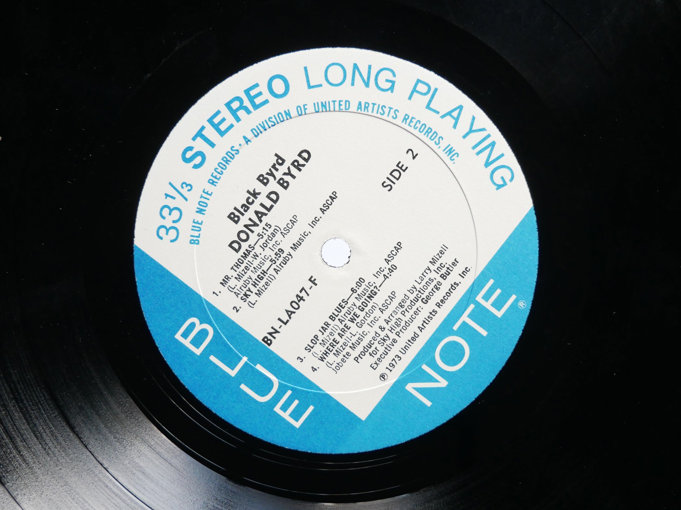 DONALD BYRD Black Byrd LP BLUE NOTE BN-LA047-F US 1973 Jazz Funk Mizell bros
