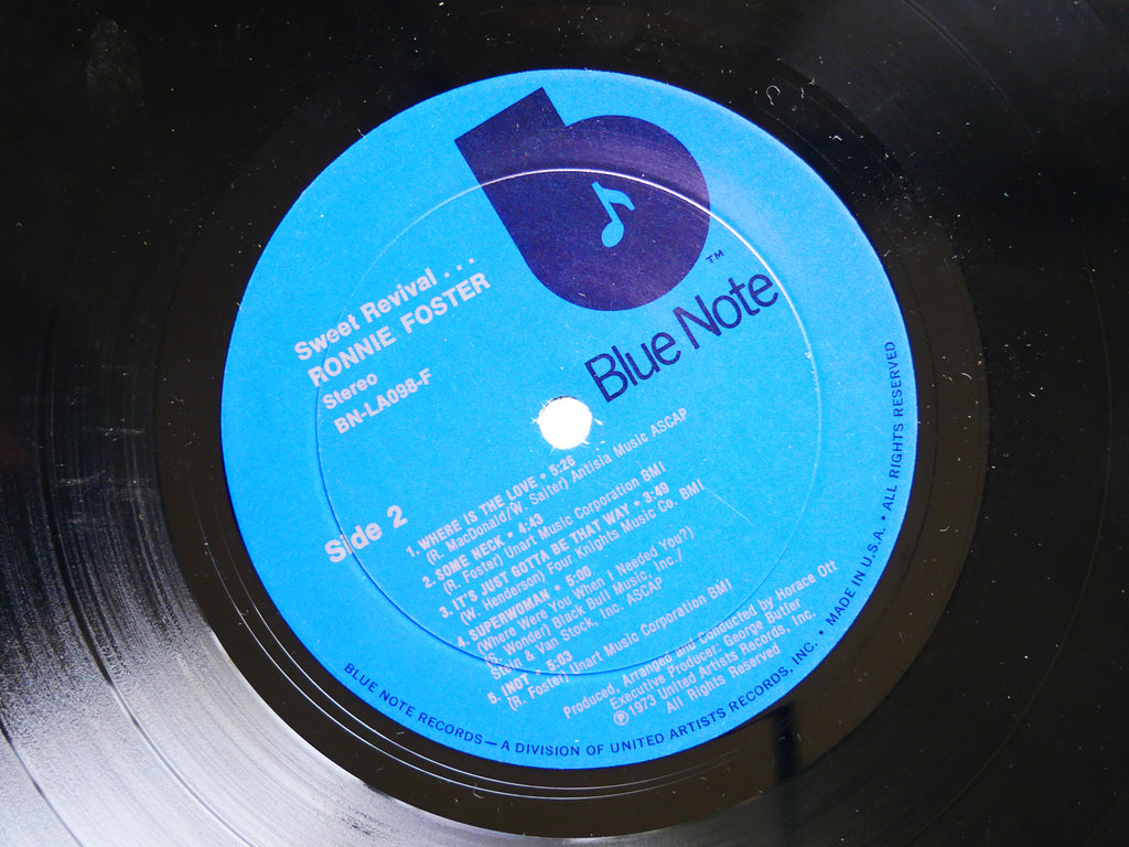 RONNIE FOSTER Sweet Revival LP BLUE NOTE BN-LA098-F US 1973 JAZZ Bernard Purdie