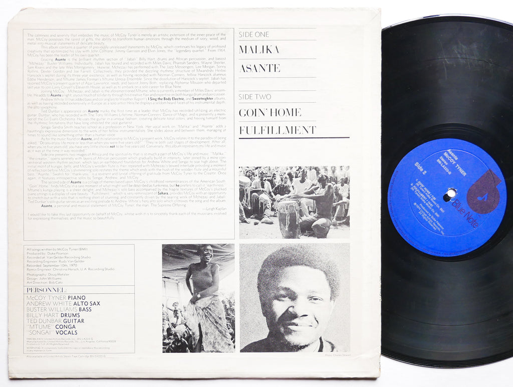 MCCOY TYNER Asante LP BLUE NOTE BN-LA223-G US 1974 Buster Williams Mtume