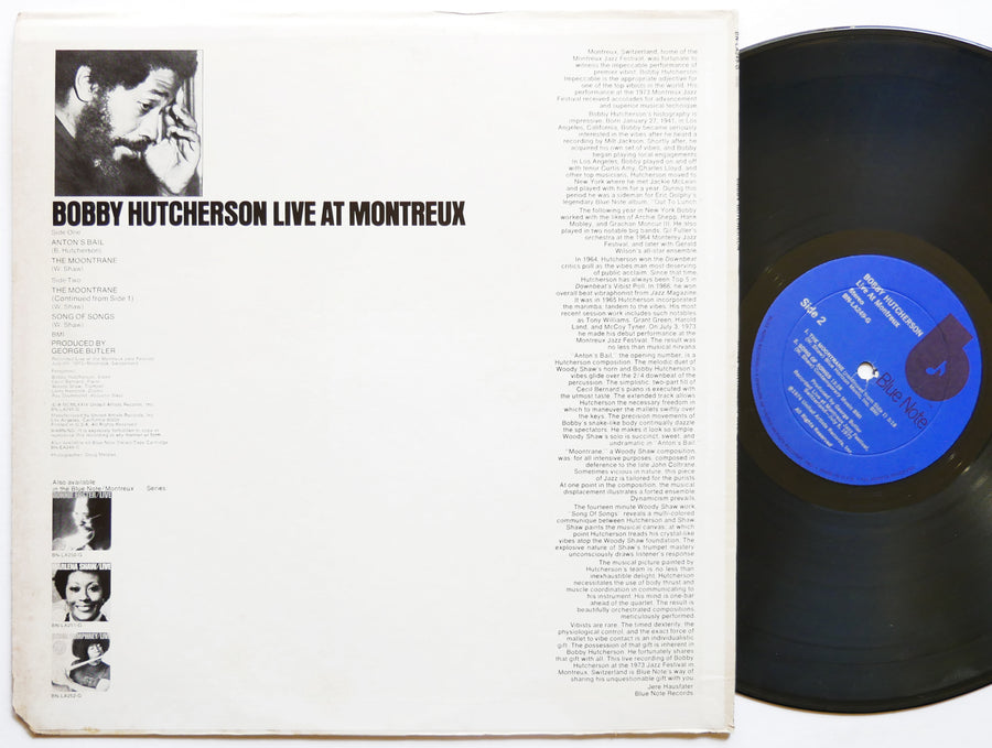 BOBBY HUTCHERSON Live At Montreux LP BLUE NOTE BN-LA249-G US 1974 Woody Shaw VG+