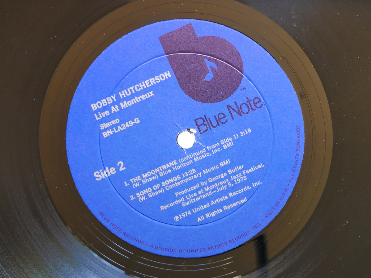 BOBBY HUTCHERSON Live At Montreux LP BLUE NOTE BN-LA249-G US 1974 Woody Shaw VG+