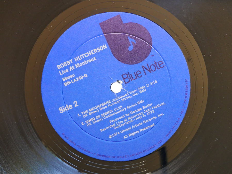 BOBBY HUTCHERSON Live At Montreux LP BLUE NOTE BN-LA249-G US 1974 Woody Shaw VG+