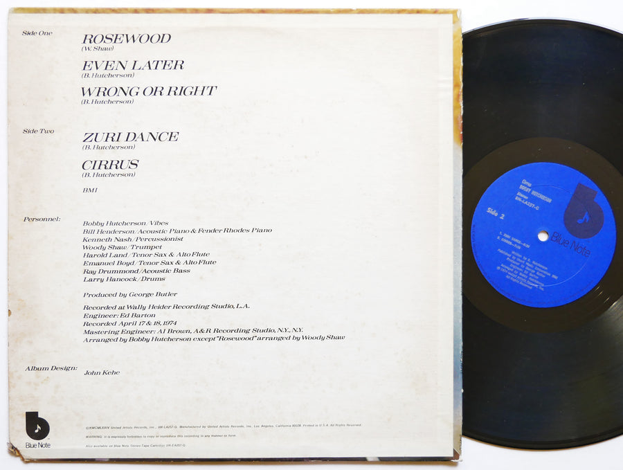 BOBBY HUTCHERSON Cirrus LP BLUE NOTE BN-LA257-G US 1974 Woody Shaw Harold Land