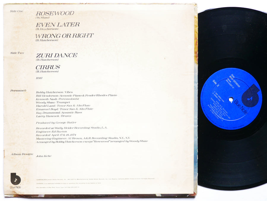 BOBBY HUTCHERSON Cirrus LP BLUE NOTE BN-LA257-G US 1974 Woody Shaw Harold Land