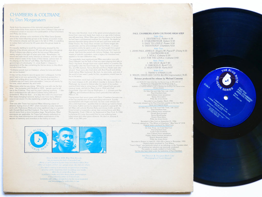 PAUL CHAMBERS JOHN COLTRANE High Step 2 x LP BLUE NOTE BN-LA451-H2 Donald Byrd