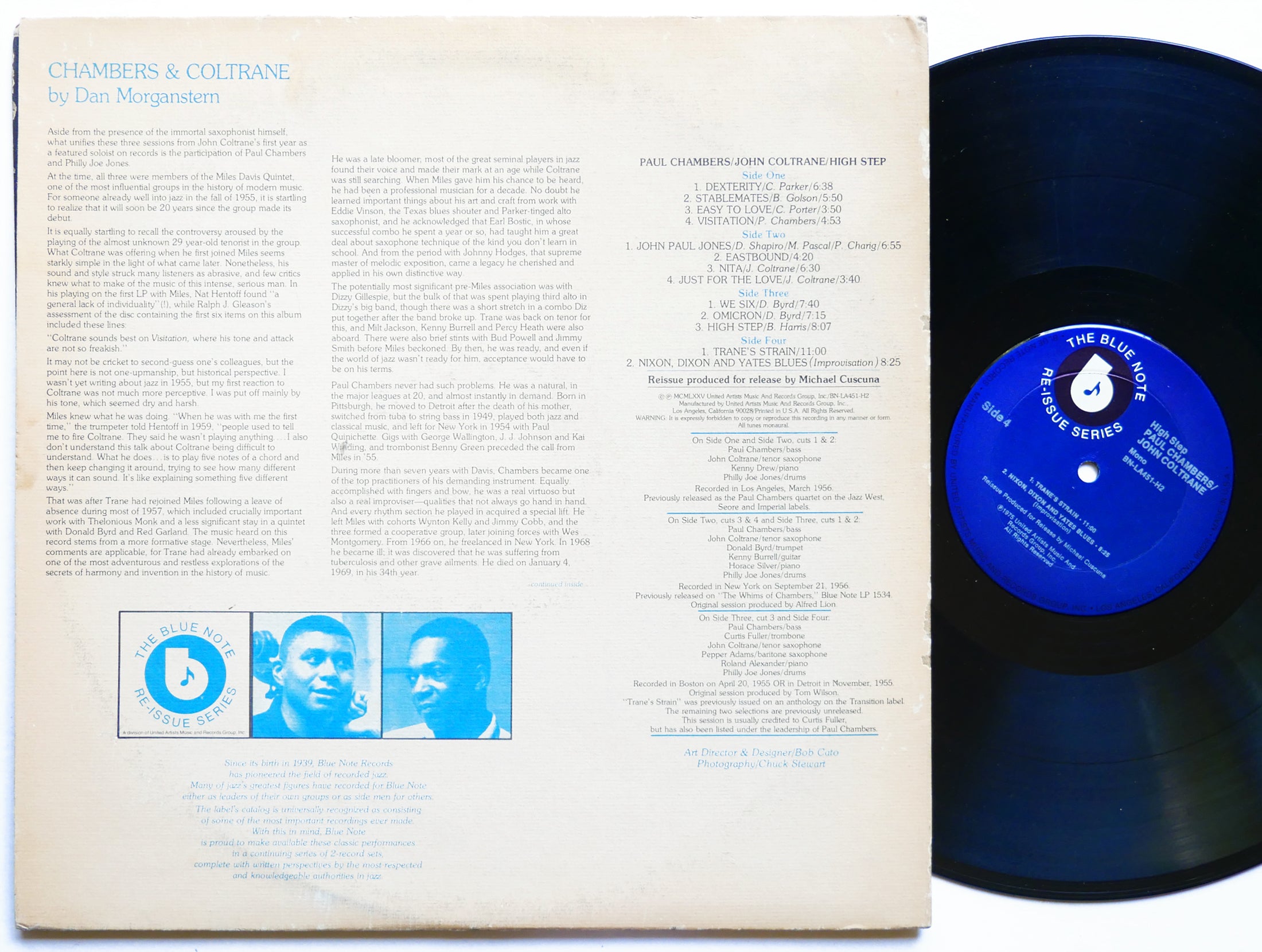 PAUL CHAMBERS JOHN COLTRANE High Step 2 x LP BLUE NOTE BN-LA451-H2 Donald Byrd