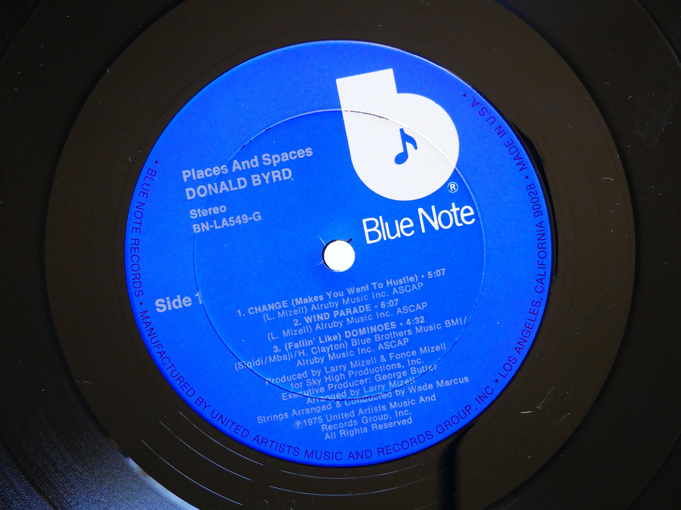 DONALD BYRD Places And Spaces LP BLUE NOTE BN-LA549-G US 1975