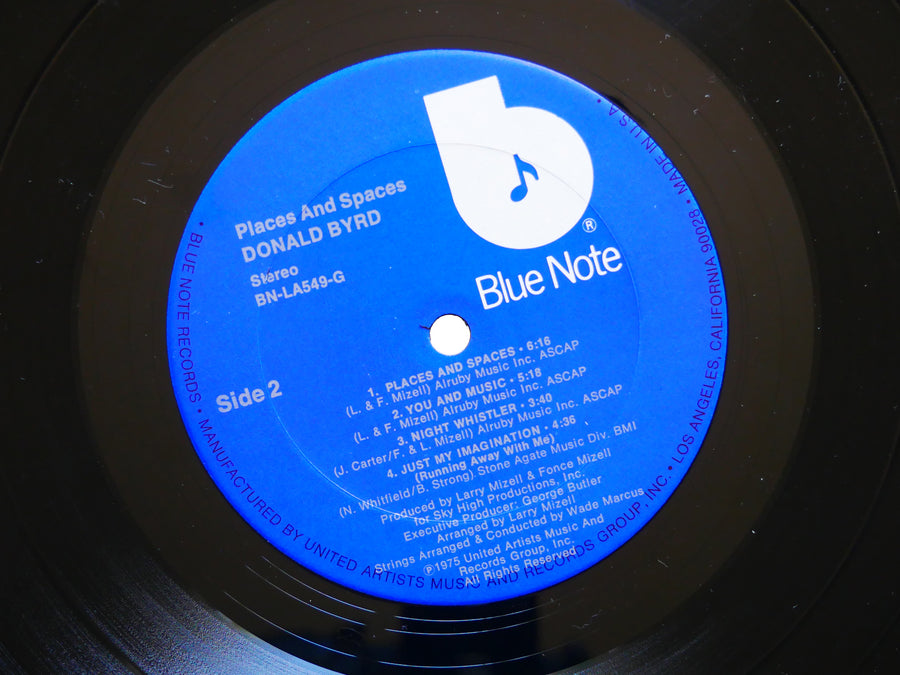 DONALD BYRD Places And Spaces LP BLUE NOTE BN-LA549-G US 1975 Mizell Bro VG+