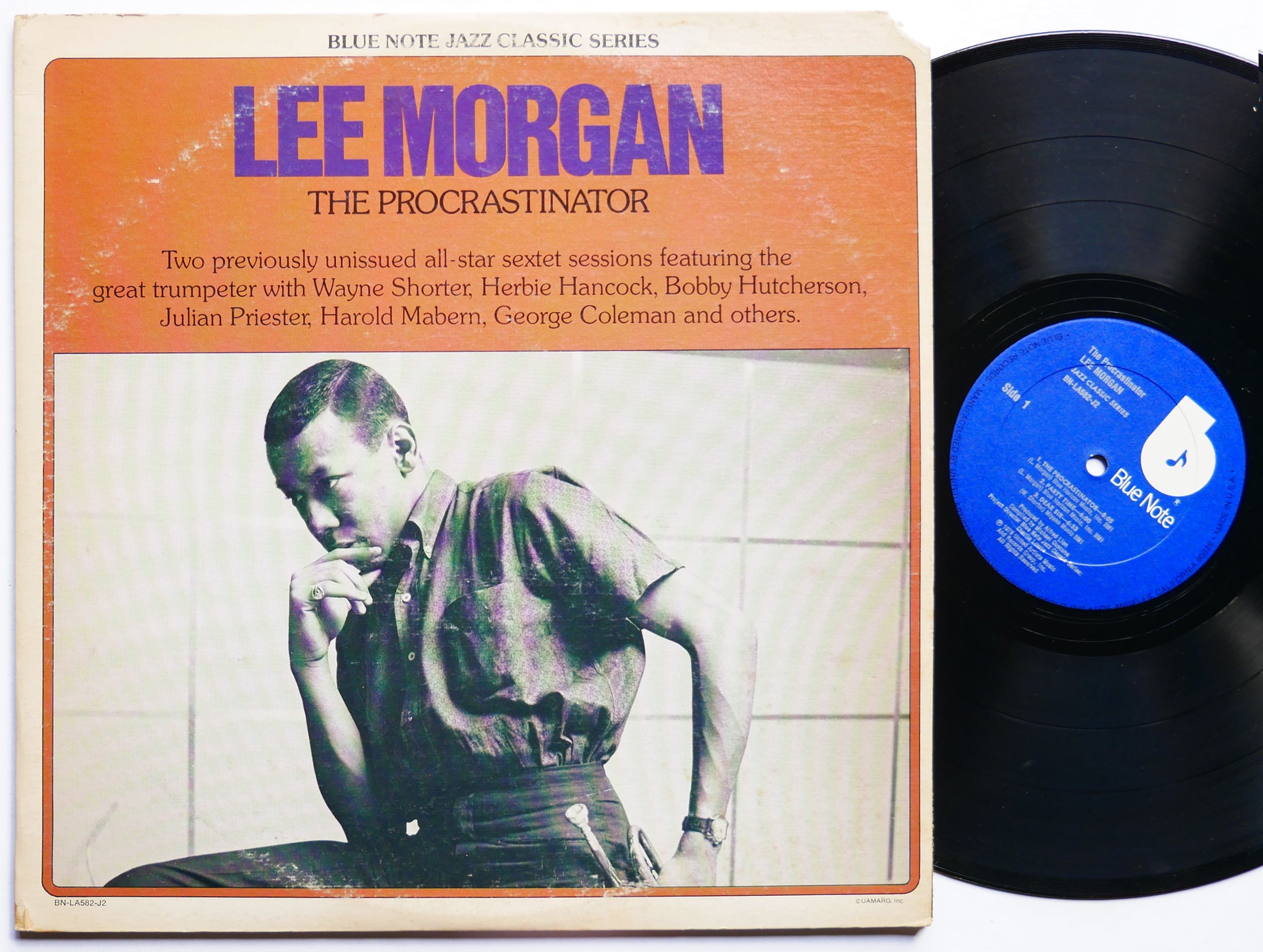 LEE MORGAN The Procrastinator 2 x LP BLUE NOTE BN-LA582-J2 US 1978 Wayne Shorter