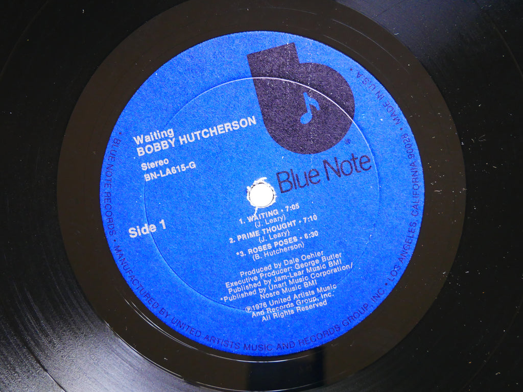 BOBBY HUTCHERSON Waiting LP BLUE NOTE BN-LA615-G US 1976 Jazz Funk George Cables