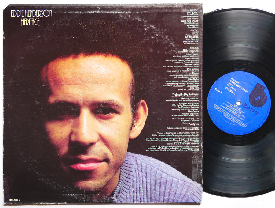 EDDIE HENDERSON Heritage LP BLUE NOTE BN-LA636-G US 1976 Julian Priester Mtume
