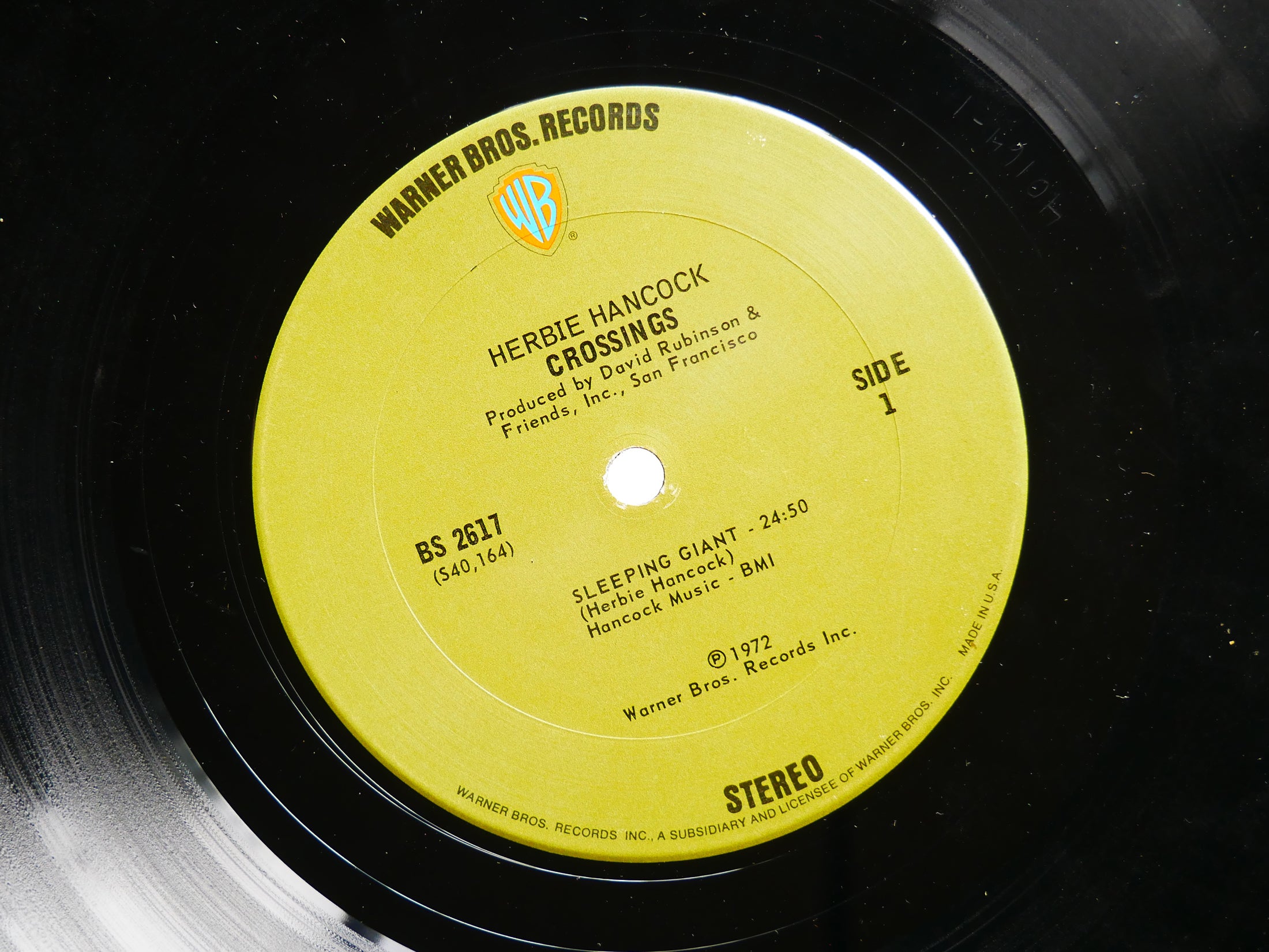 HERBIE HANCOCK Crossings LP WARNER BS 2617 US 1972 Bennie Maupin Buster Williams