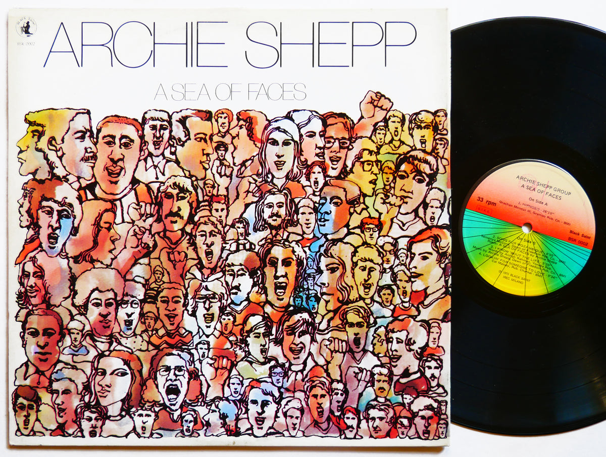 ARCHIE SHEPP A Sea Of Faces LP BLACK SAINT BSR 0002 ITALY 1975 Dave Burrell