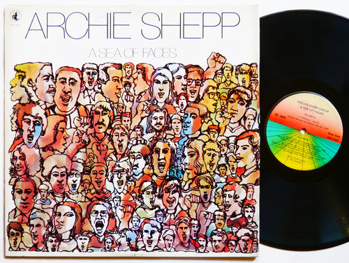ARCHIE SHEPP A Sea Of Faces LP BLACK SAINT BSR 0002 ITALY 1975 Dave Burrell