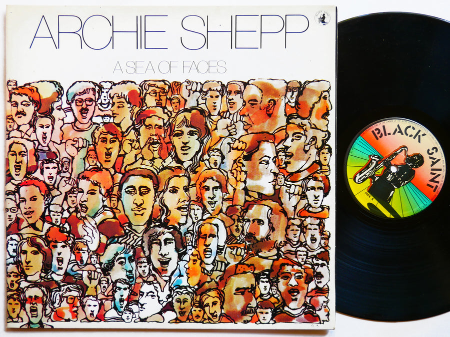 ARCHIE SHEPP A Sea Of Faces LP BLACK SAINT BSR 0002 ITALY 1975 Dave Burrell
