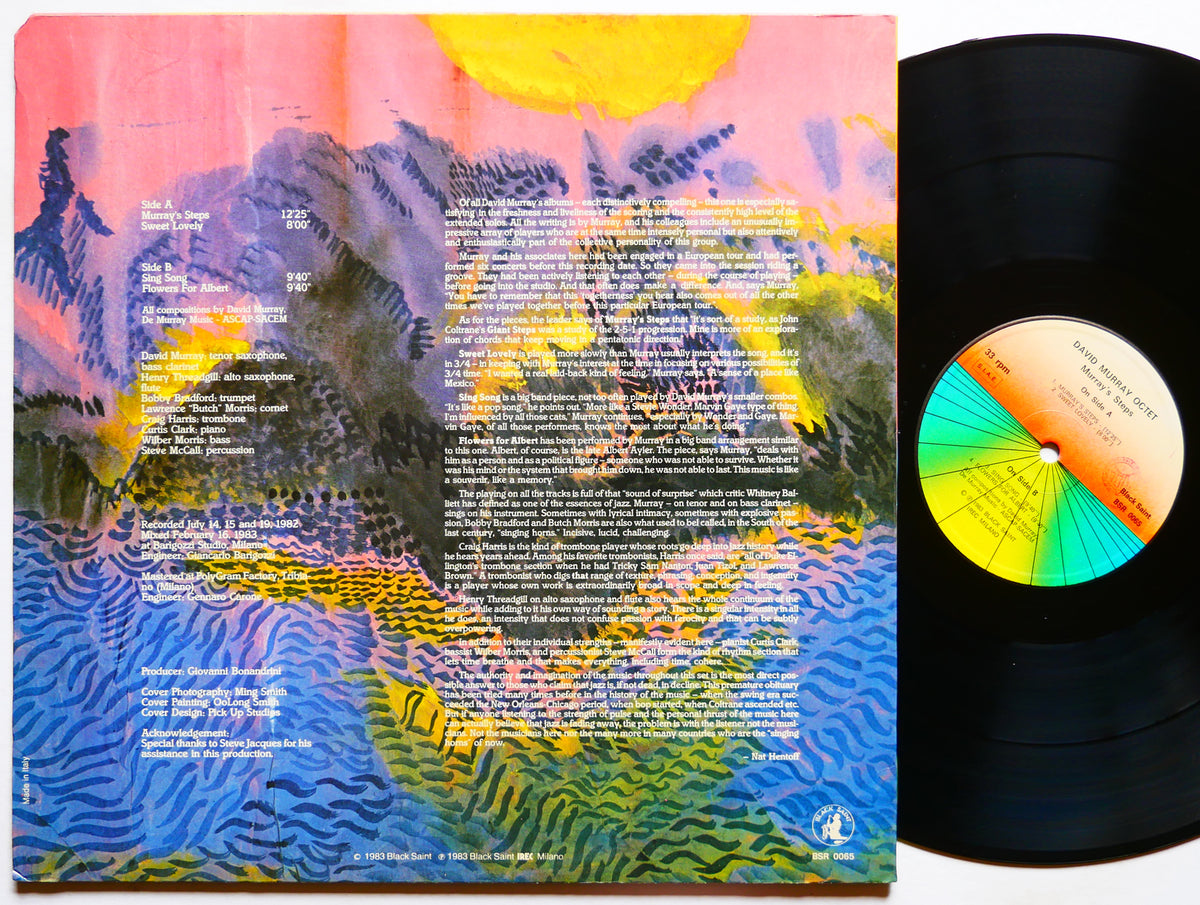 DAVID MURRAY Murray's Steps LP BLACK SAINT BSR 0065 ITALY 1983 Bobby Bradford