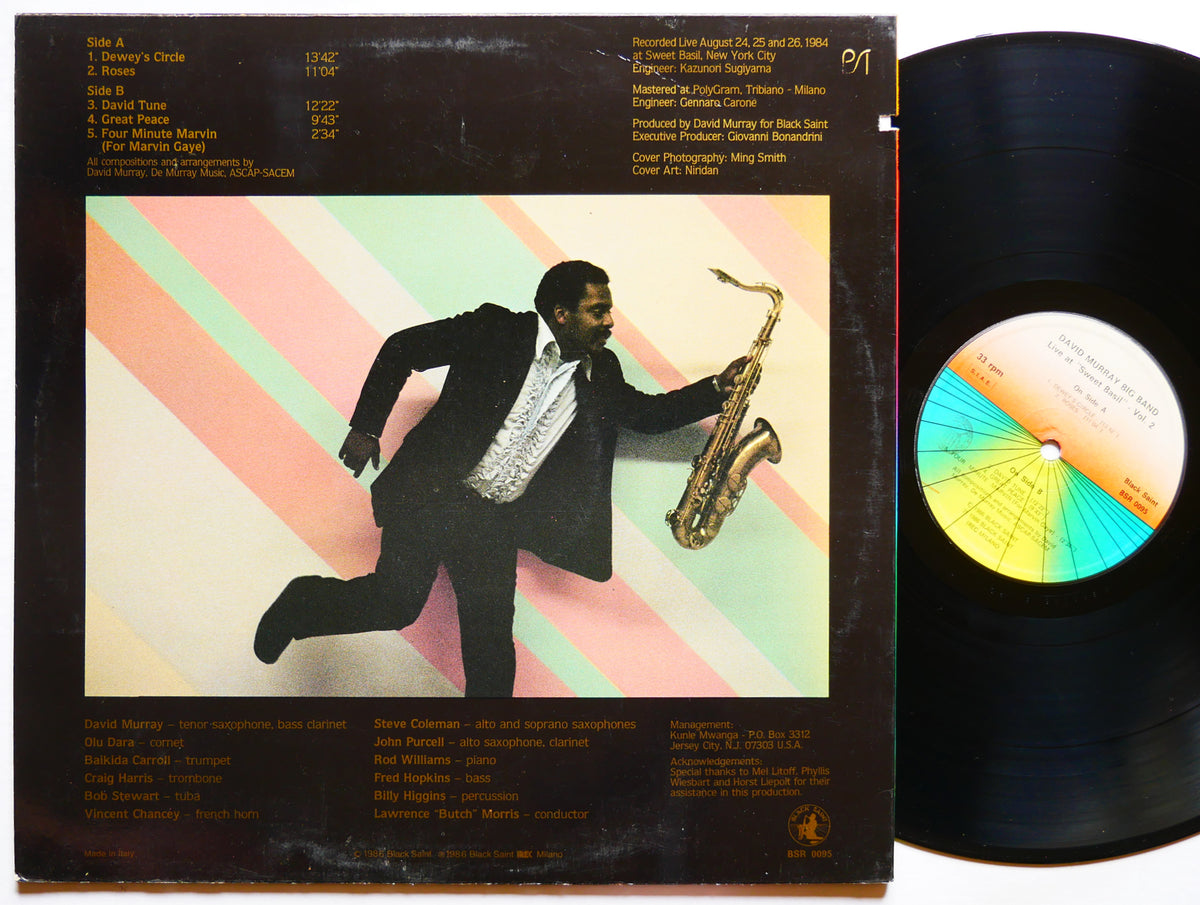 DAVID MURRAY Big Band Live At Sweet Basil Vol. 2 BLACK SAINT BSR 0095 ITALY 1986