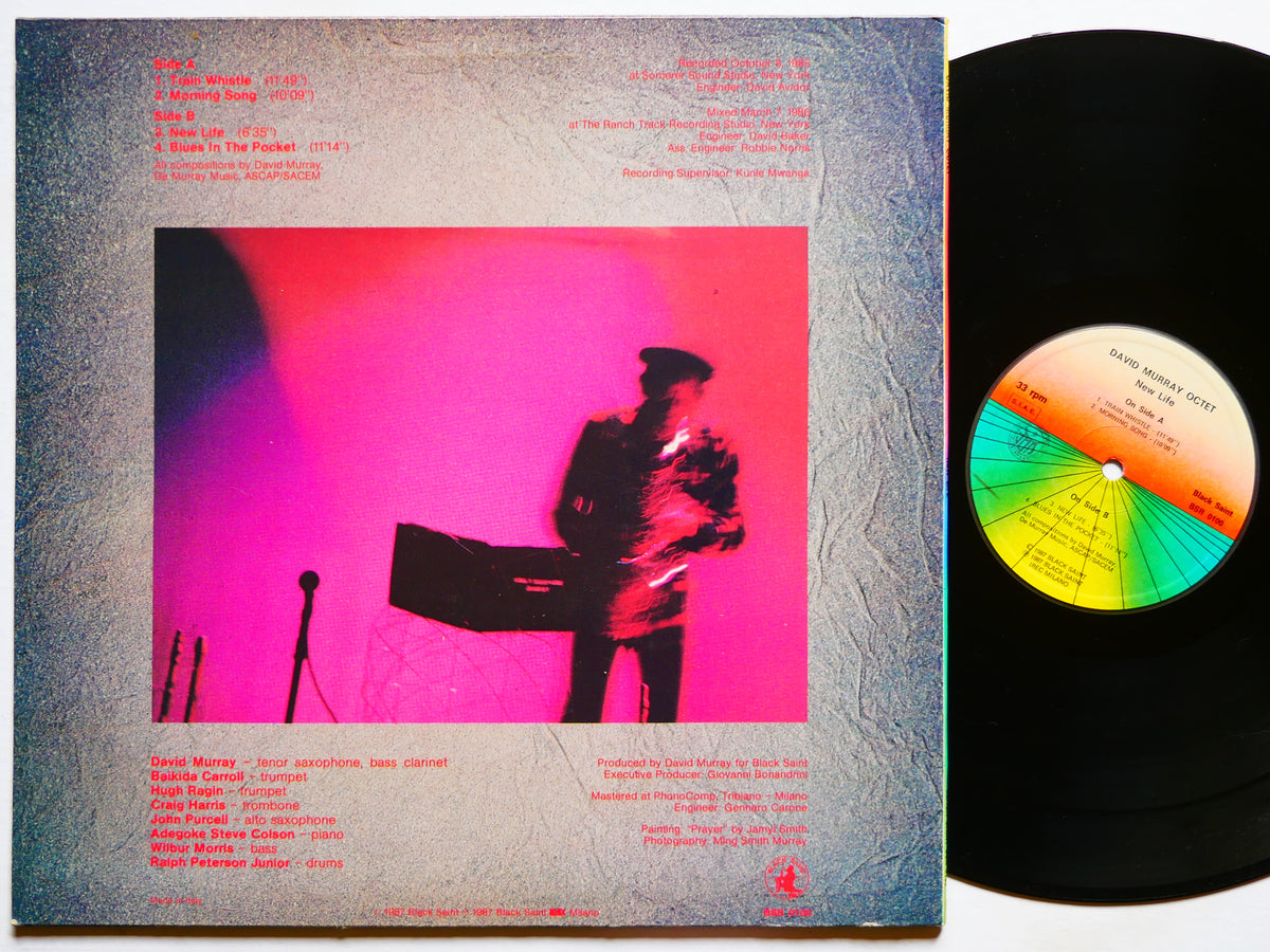 DAVID MURRAY Octet New Life LP BLACK SAINT BSR 0100 ITALY 1987 Baikida Carroll