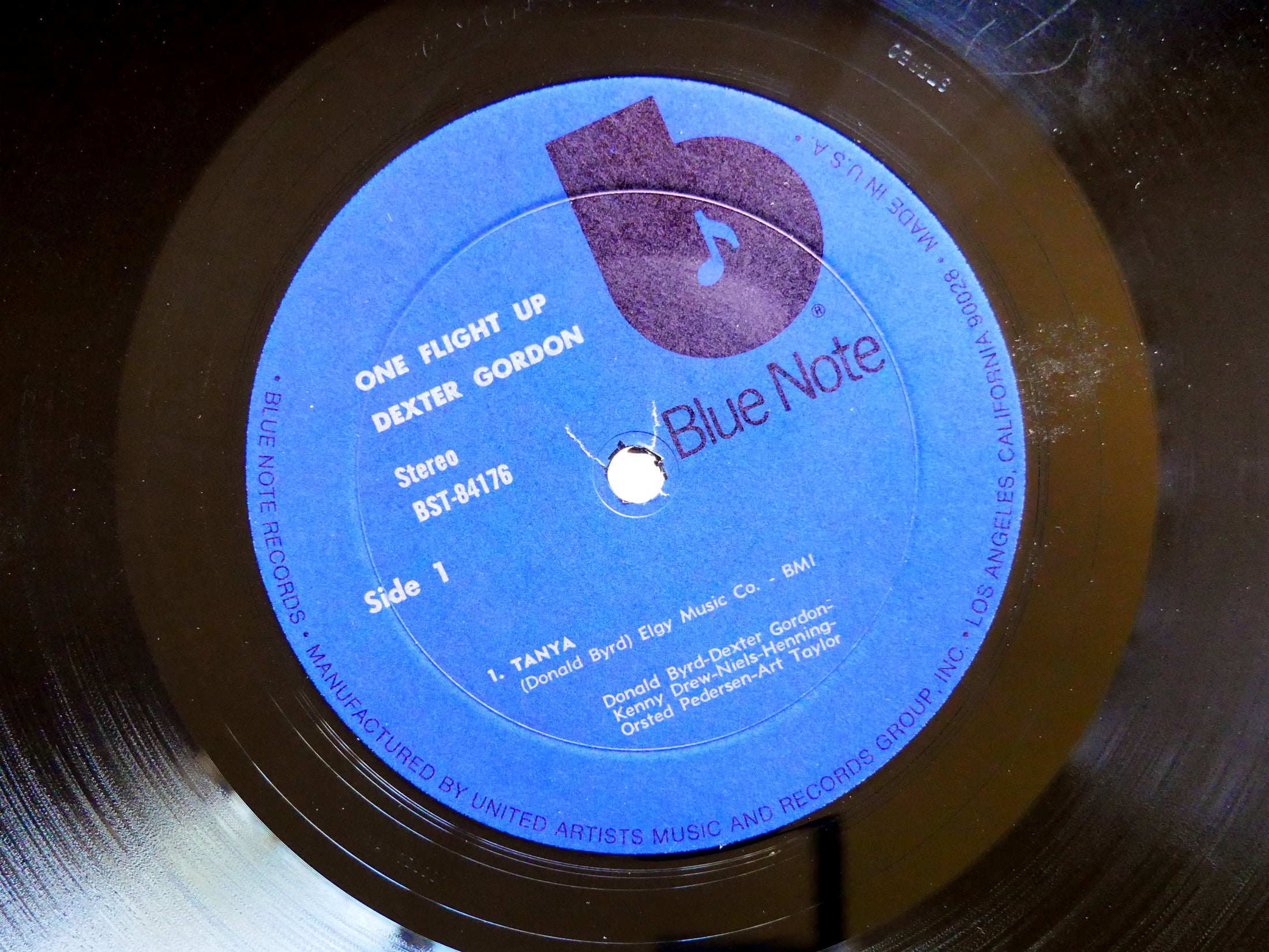 DEXTER GORDON One Flight Up LP BLUE NOTE BST 84176 US 1973 RVG Donald Byrd