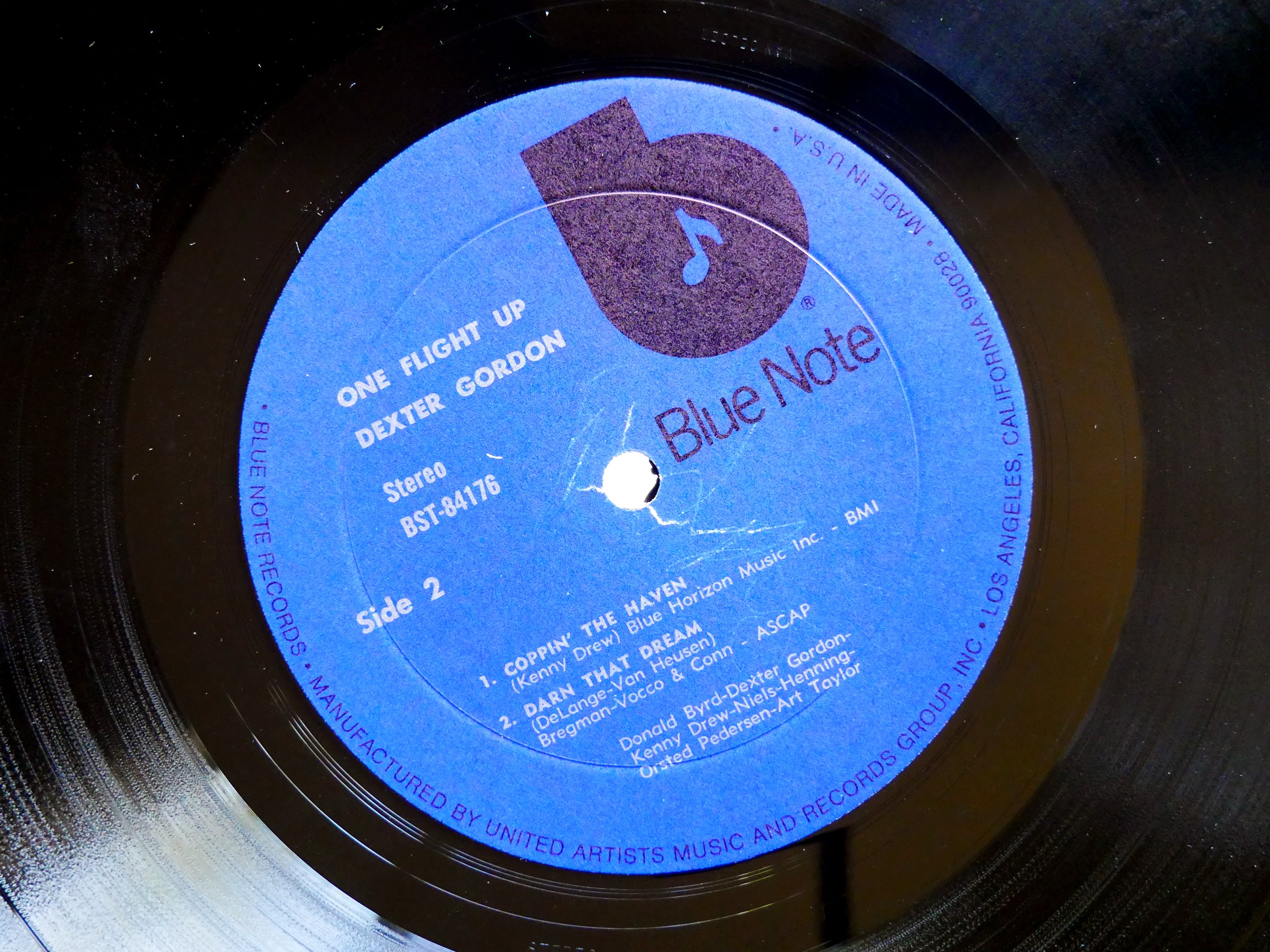DEXTER GORDON One Flight Up LP BLUE NOTE BST 84176 US 1973 RVG Donald Byrd