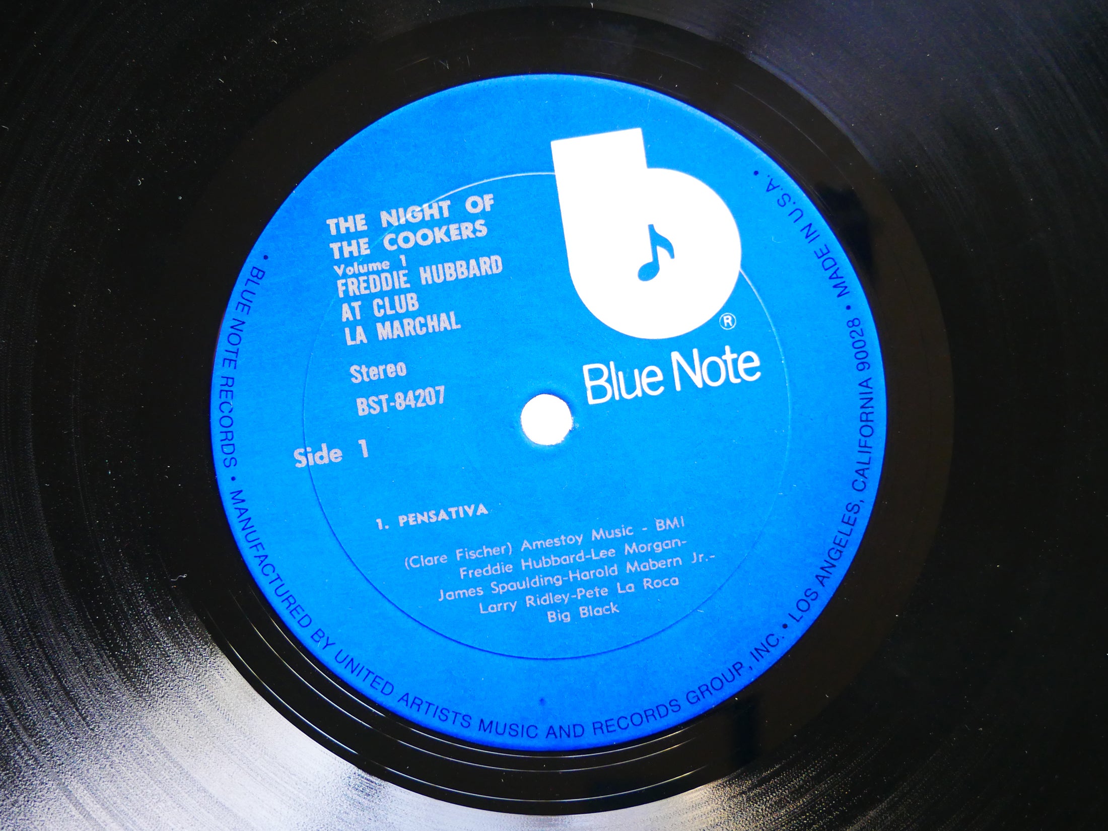 FREDDIE HUBBARD The Night Of The Cookers Vol.1 LP BLUE NOTE BST 84207 US 1977